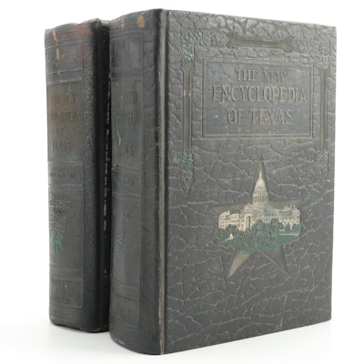 "The New Encyclopedia of Texas" Two-Volume Set Edited by Davis and Grobe, 1920s