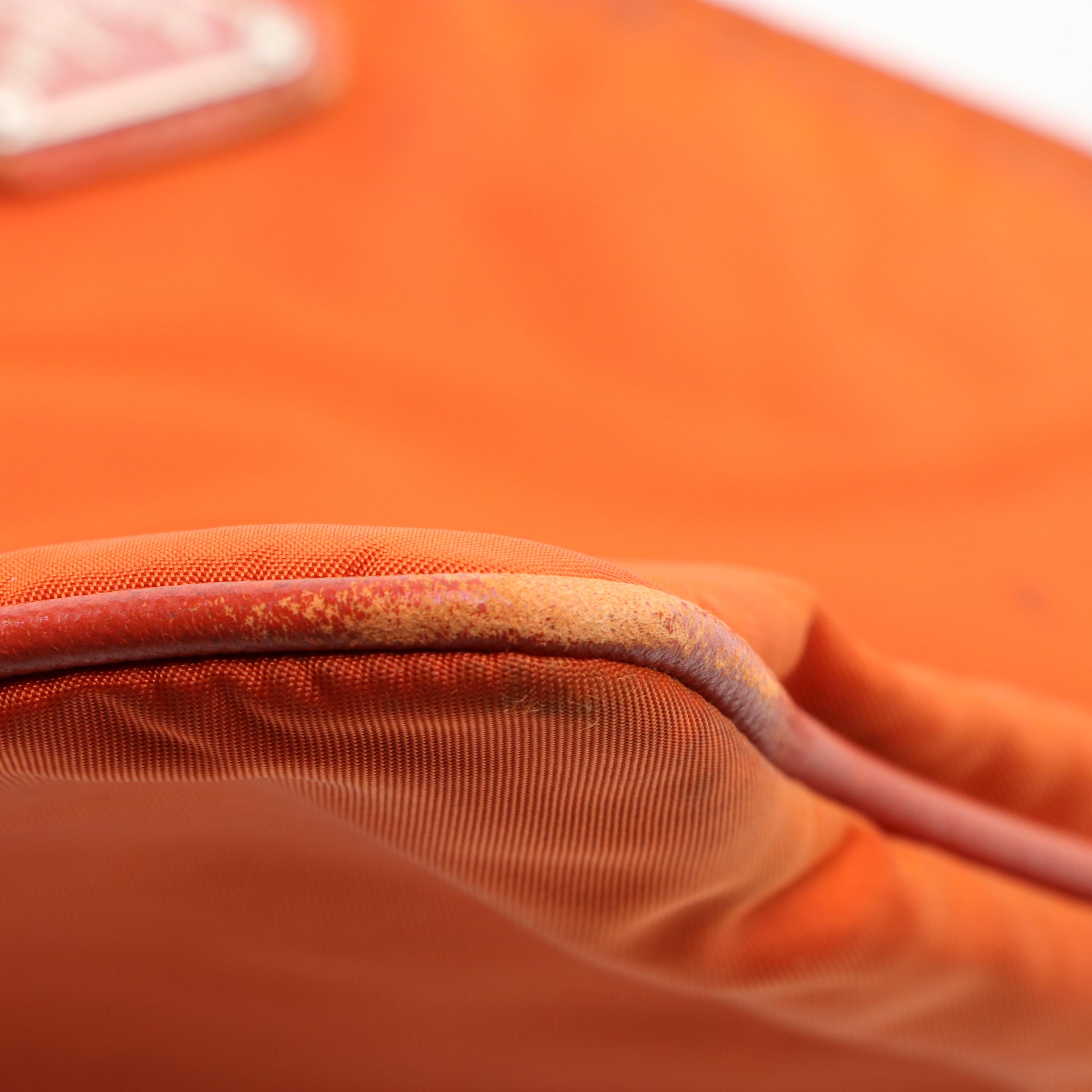 Prada Nylon Flat Crossbody Bag with Saffiano Leather Trim EBTH