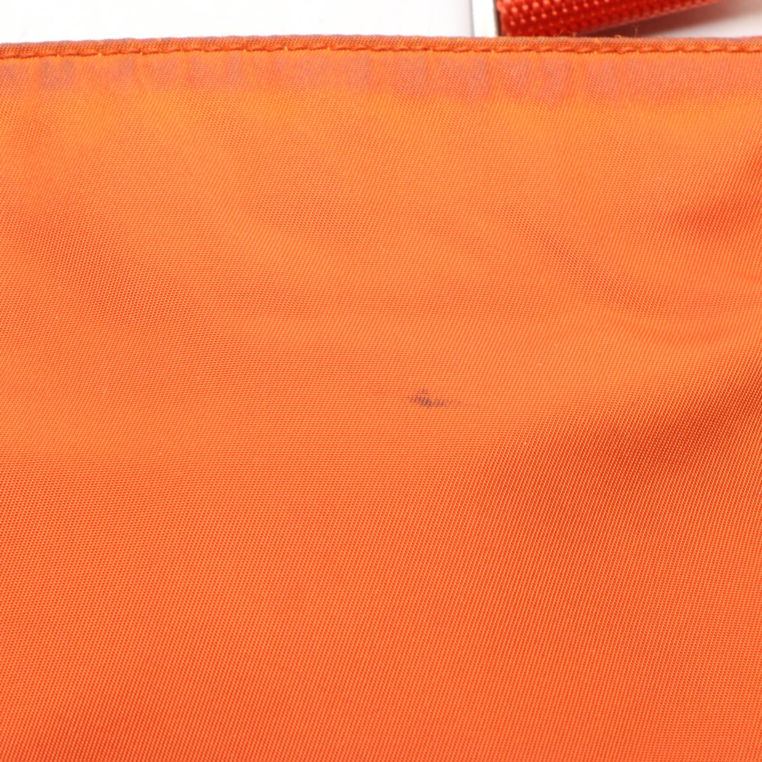 Prada Nylon Flat Crossbody Bag with Saffiano Leather Trim EBTH