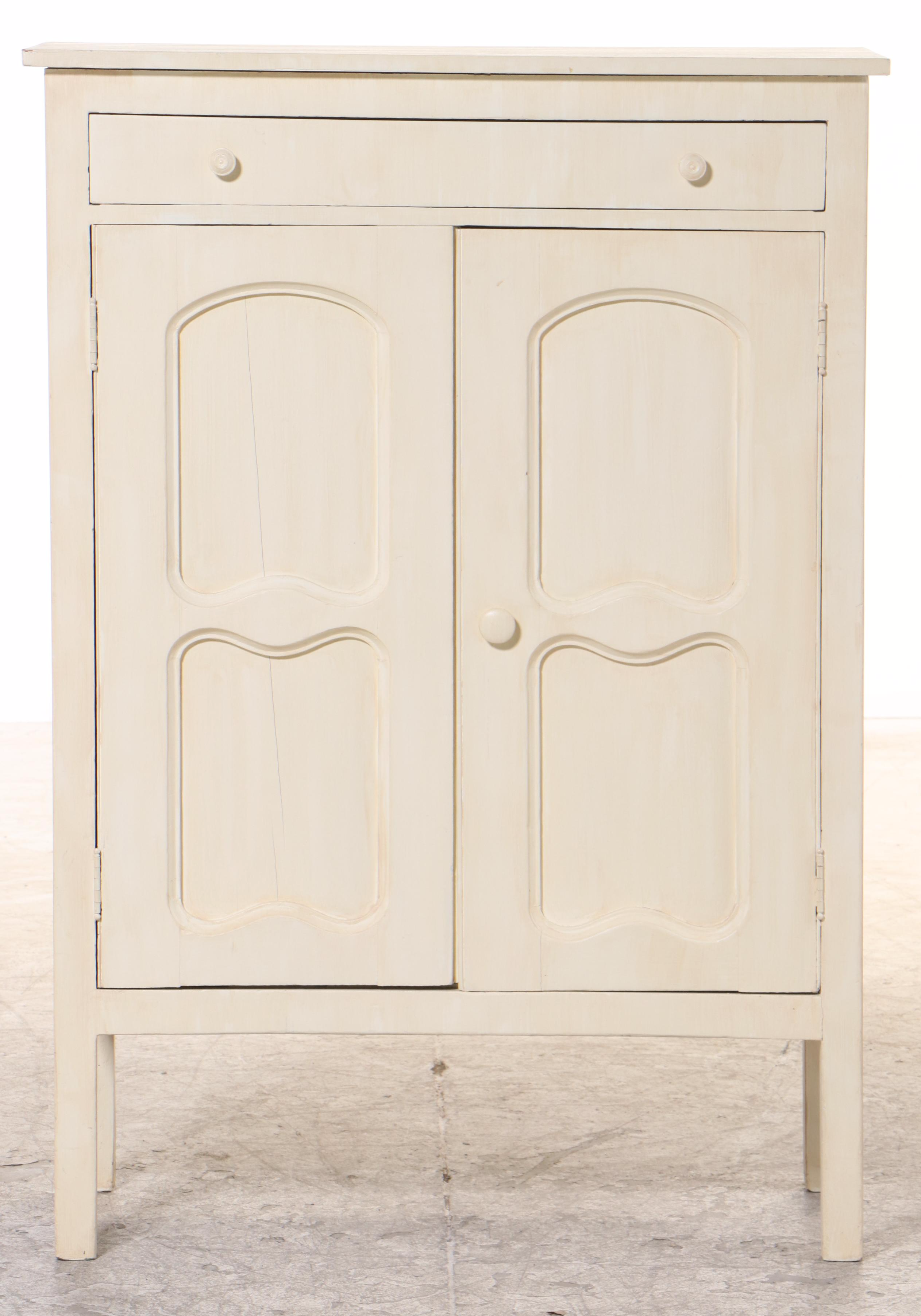 Victorian Painted Pie Safe with PaintDecorated Interior EBTH