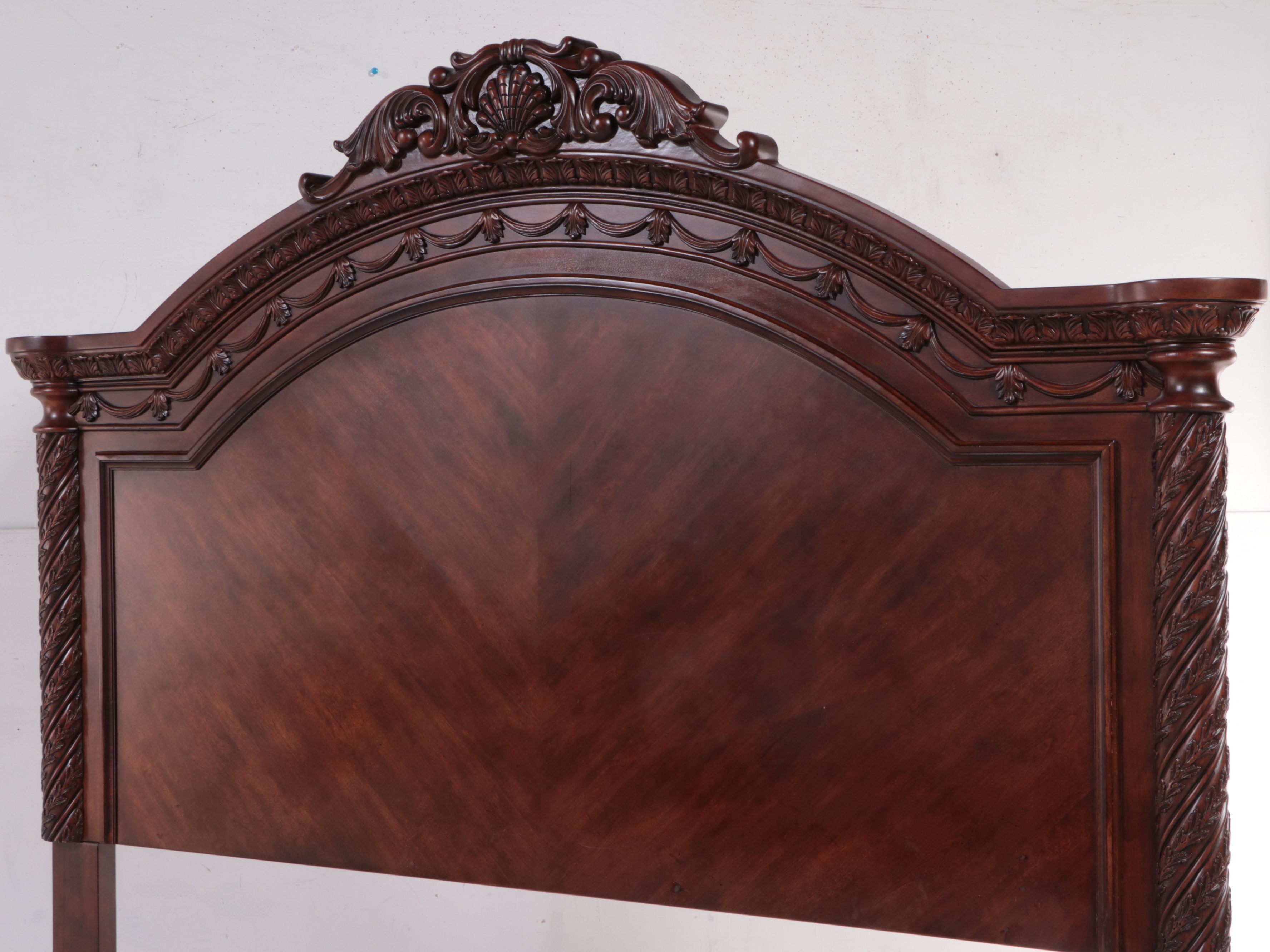 Ashley Furniture "North Shore" King Size Bed Frame with Marble Accents