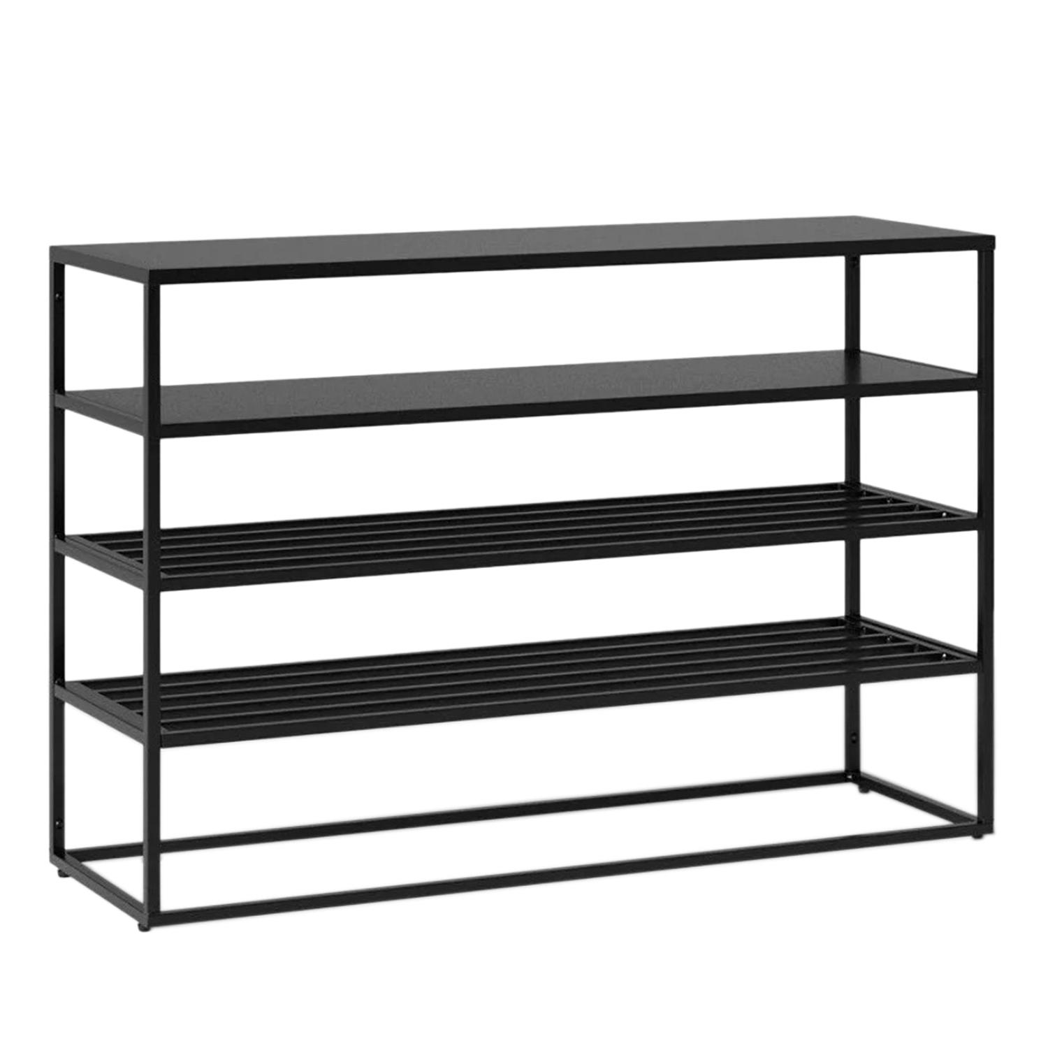 Project 62 Glasgow Black Metal Shoe Storage Console Table EBTH