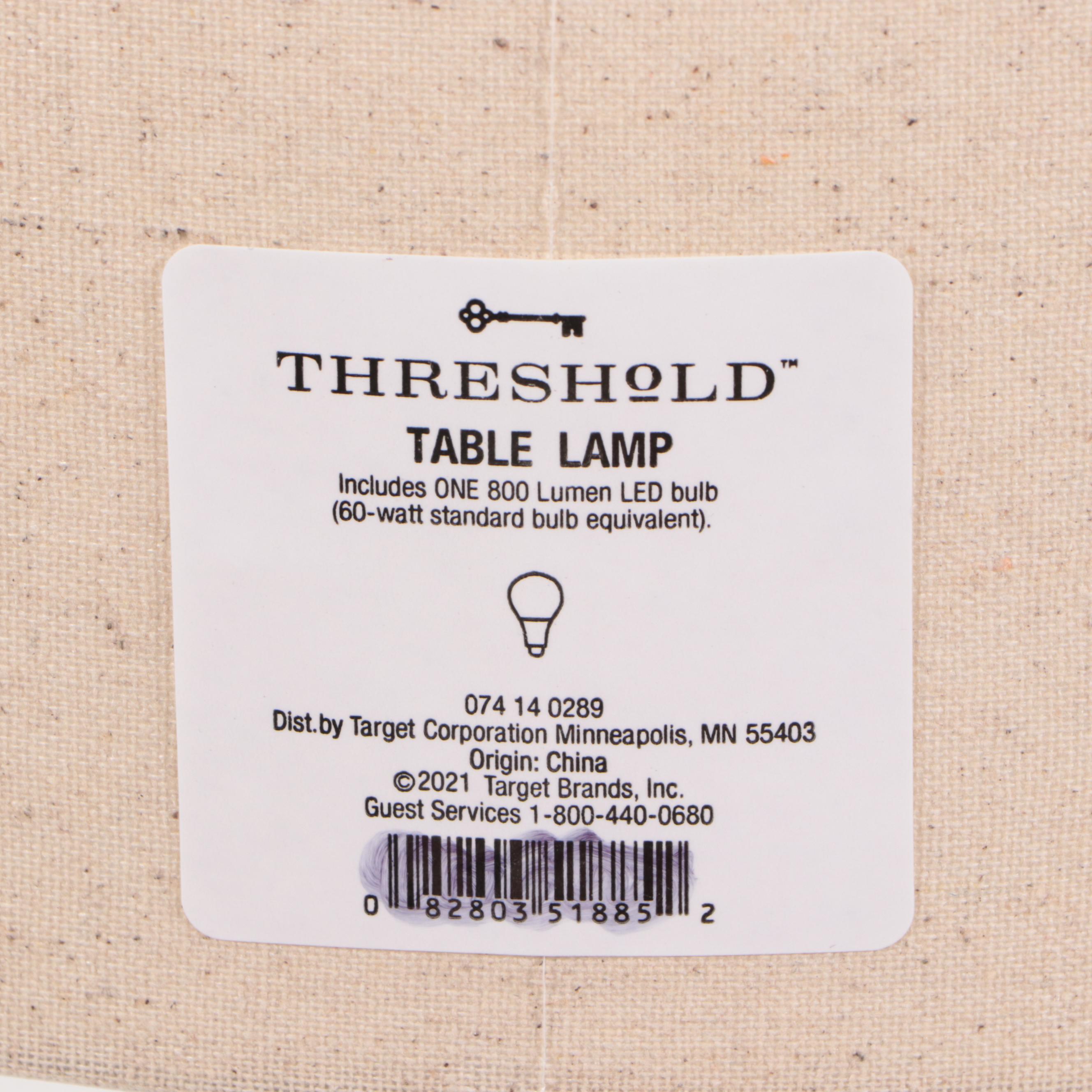 Pair of Threshold Textured Ceramic Table Lamps EBTH