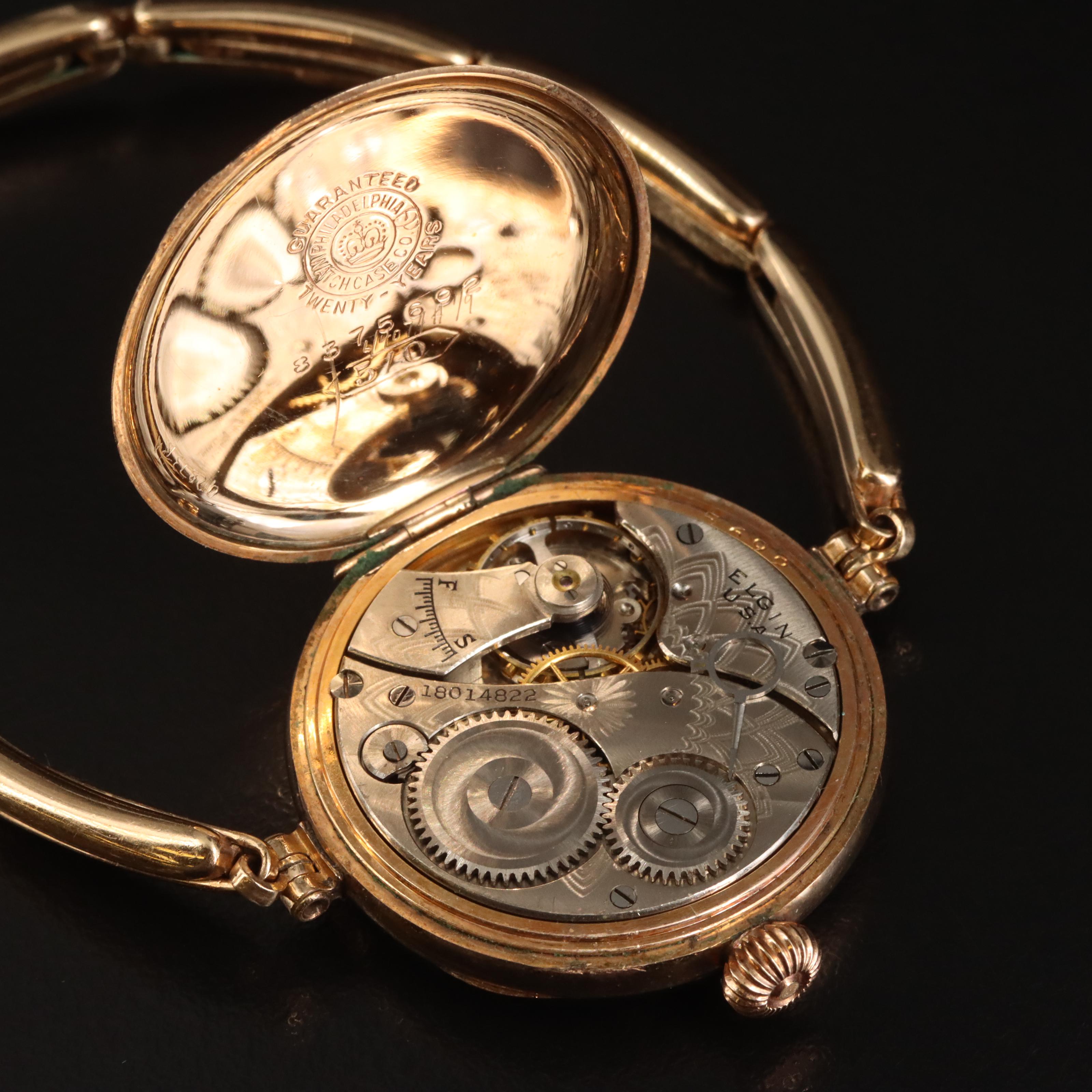 1915 Elgin Pocket Watch Conversion EBTH