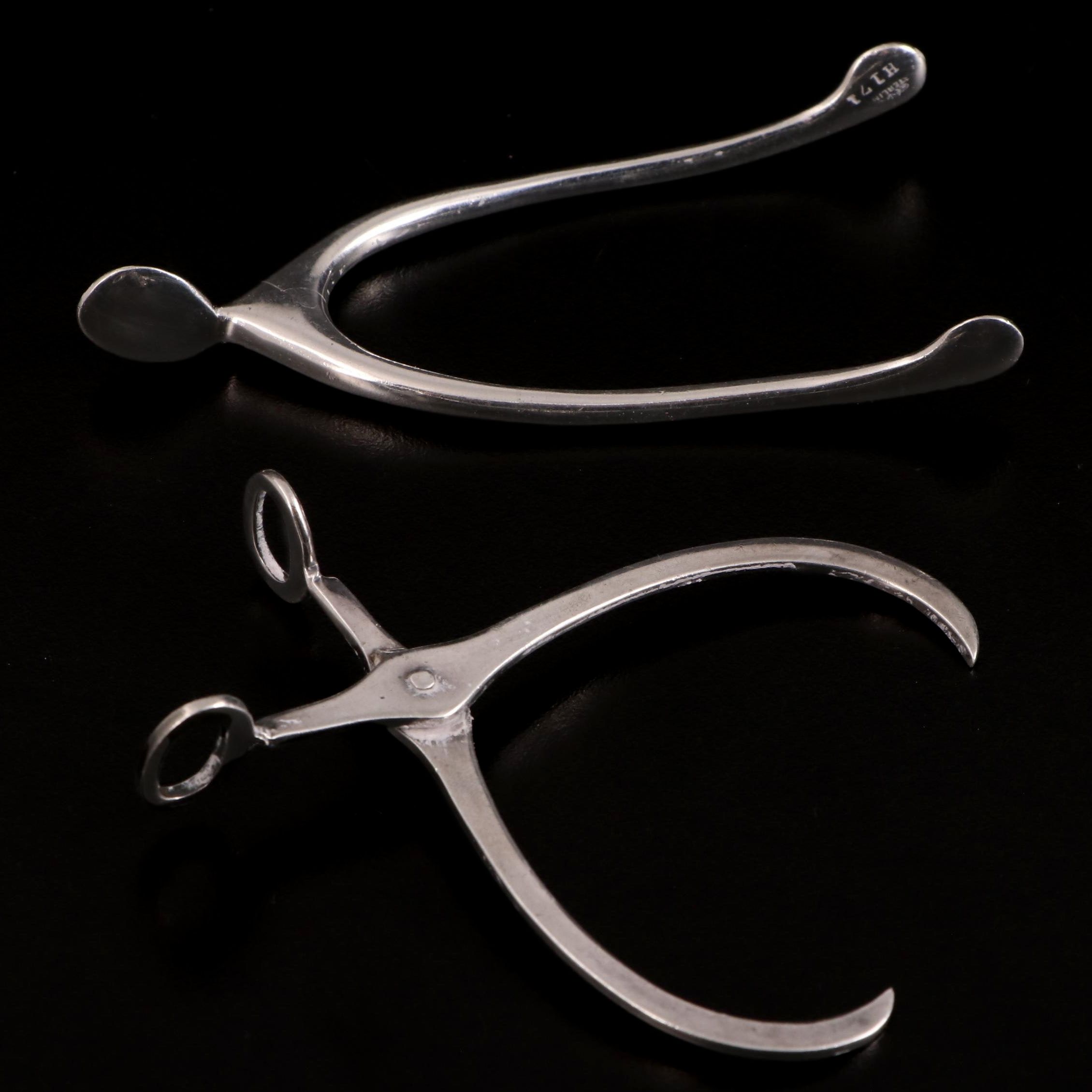 Gorham Wishbone and ster Co. Hinged Sterling Silver Sugar Tongs EBTH