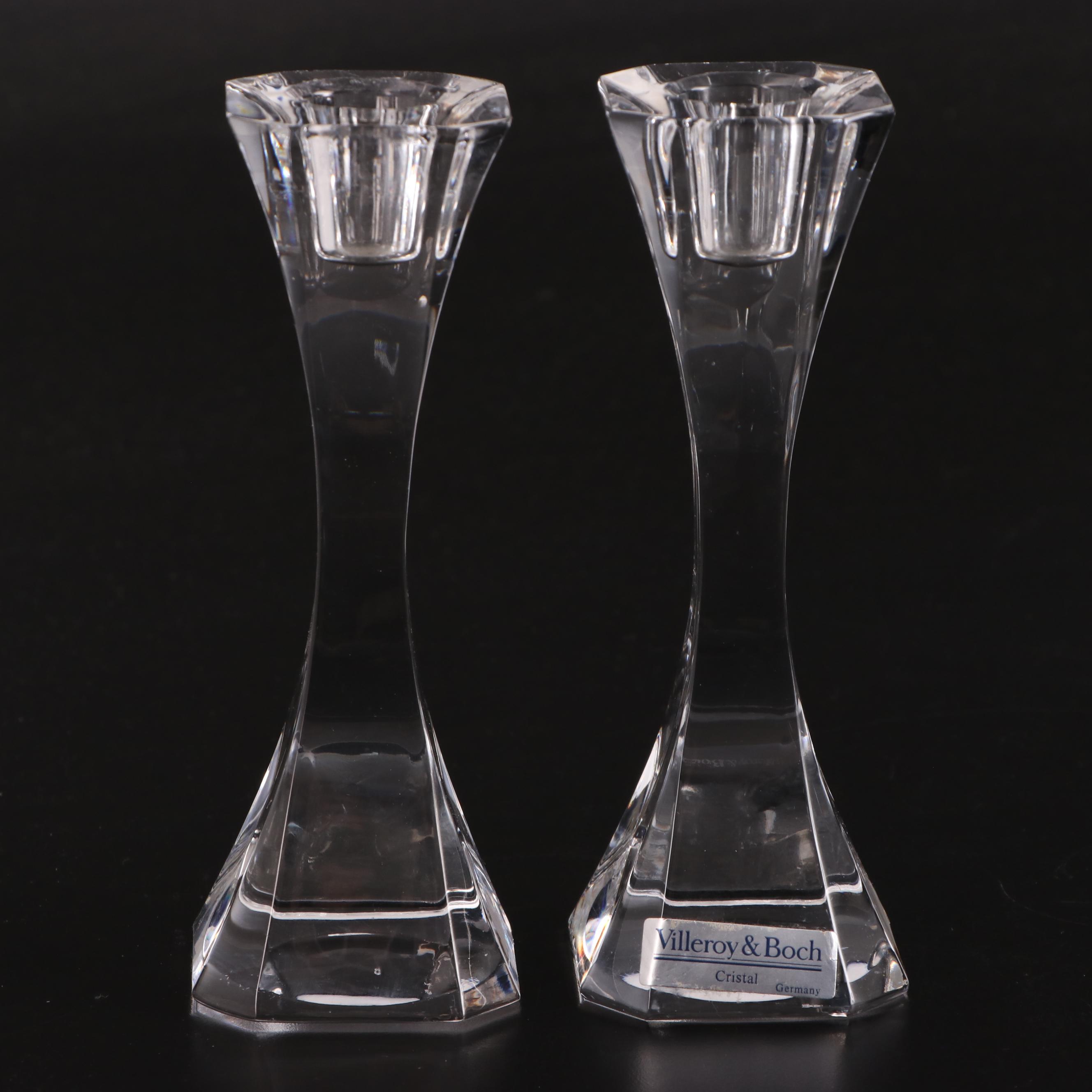 Villeroy & Boch and Marquis by Waterford Crystal Candlesticks EBTH