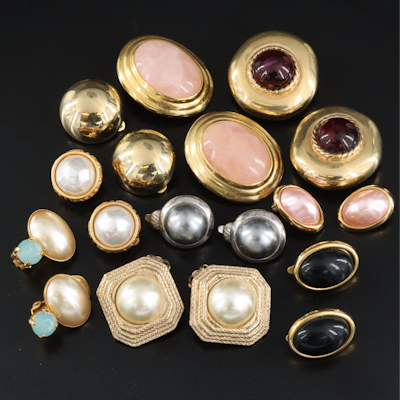 Baroca Bijoux Paris, Trifari and Donald Stannard Featured in Vintage Earrings