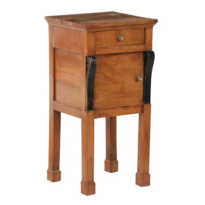 Biedermeier Fruitwood and Ebonized Work Table, Early to Mid 19th Century