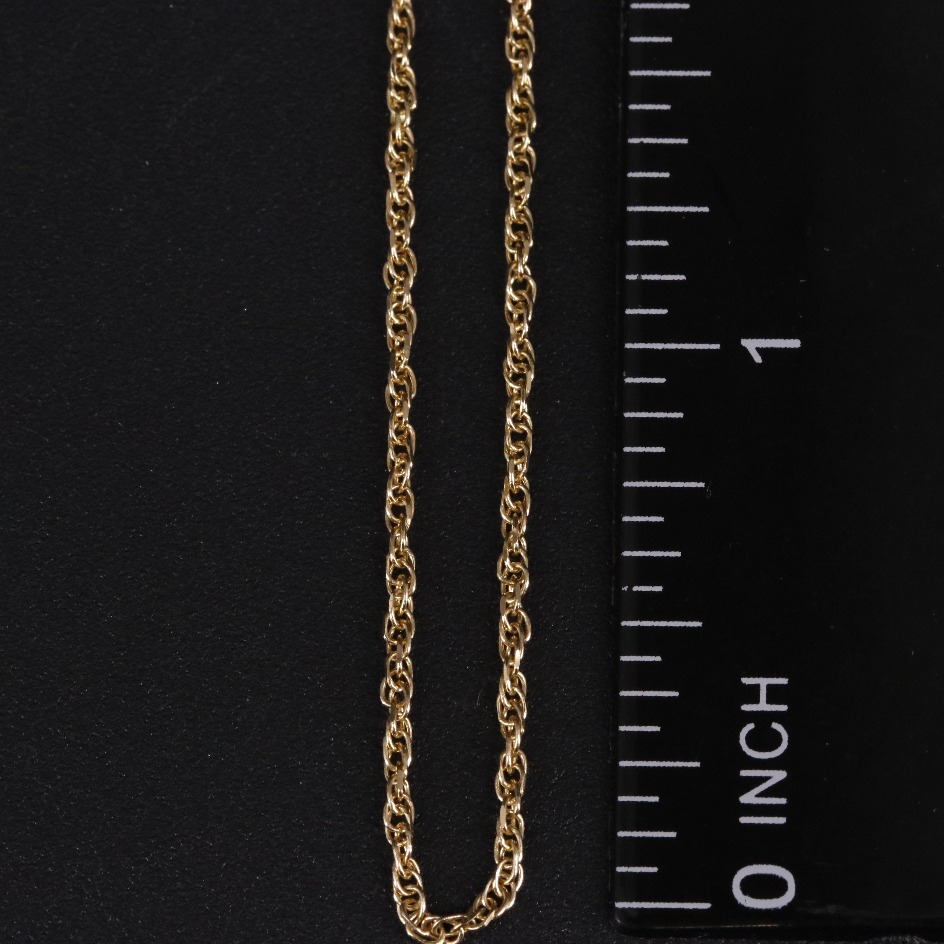 14K Singapore Chain Necklace EBTH