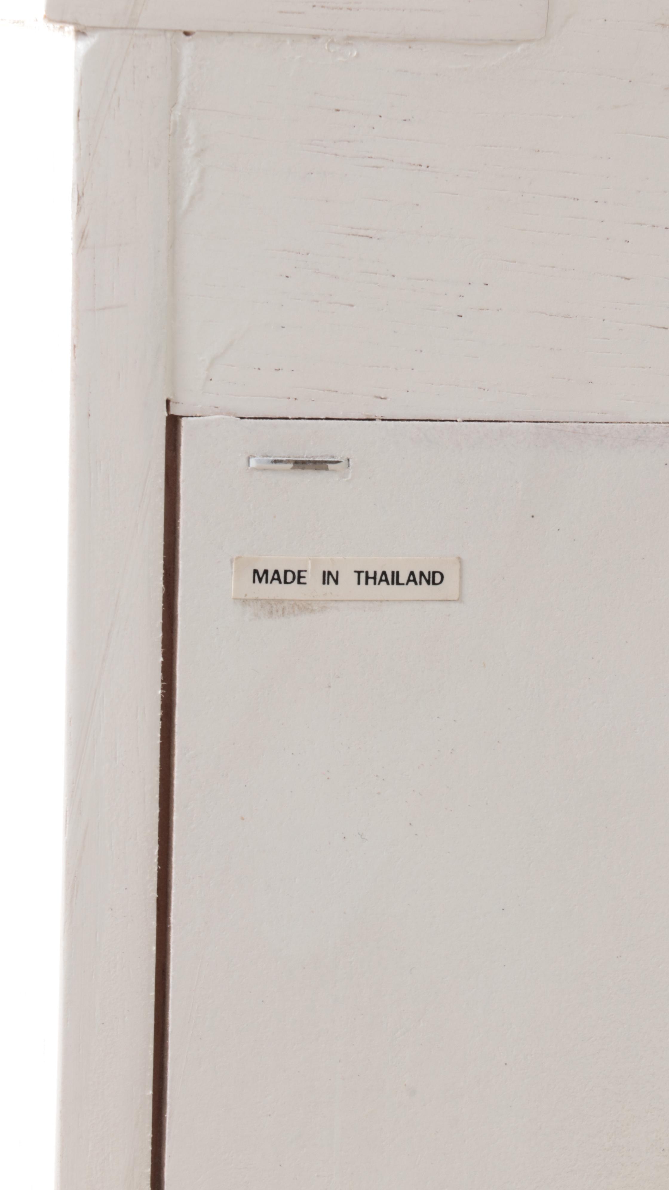 Painted Open Shelving Unit with Storage Baskets EBTH