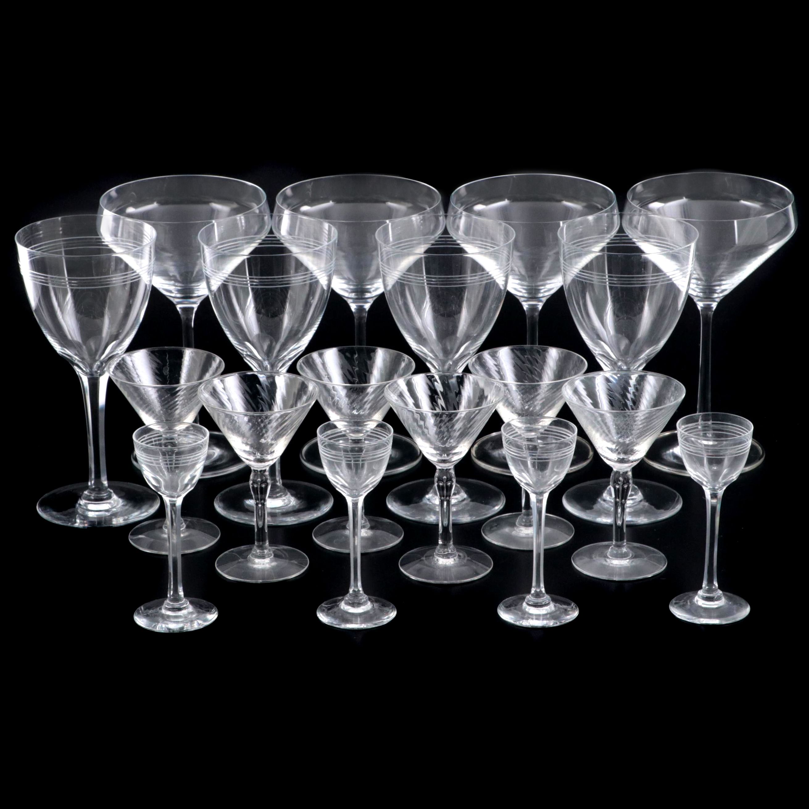SchottZwiesel "PureBelfesta" Martini Glasses and Other Crystal