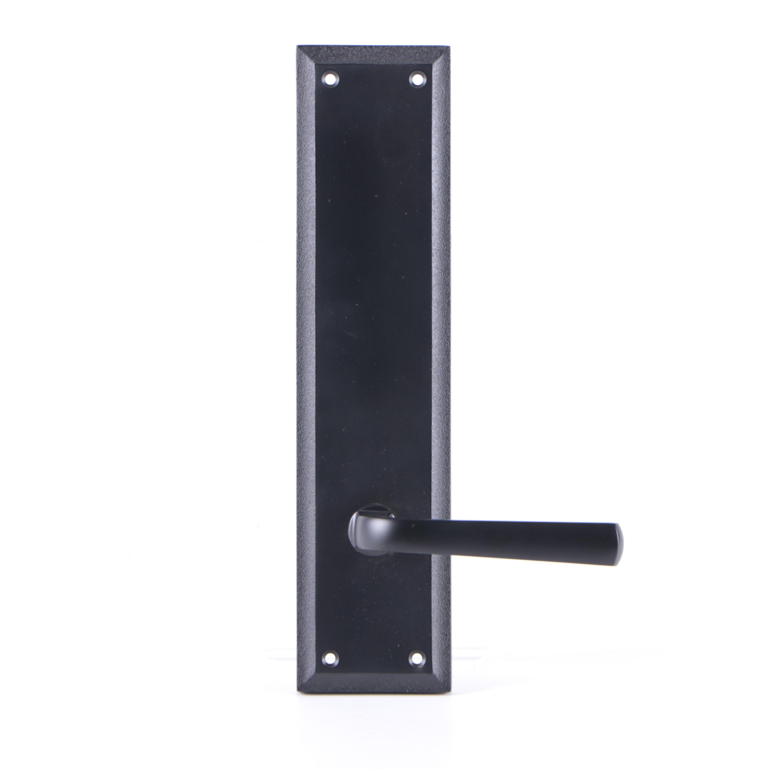 Matte Black Finish Dummy Knob Entry Door Set EBTH
