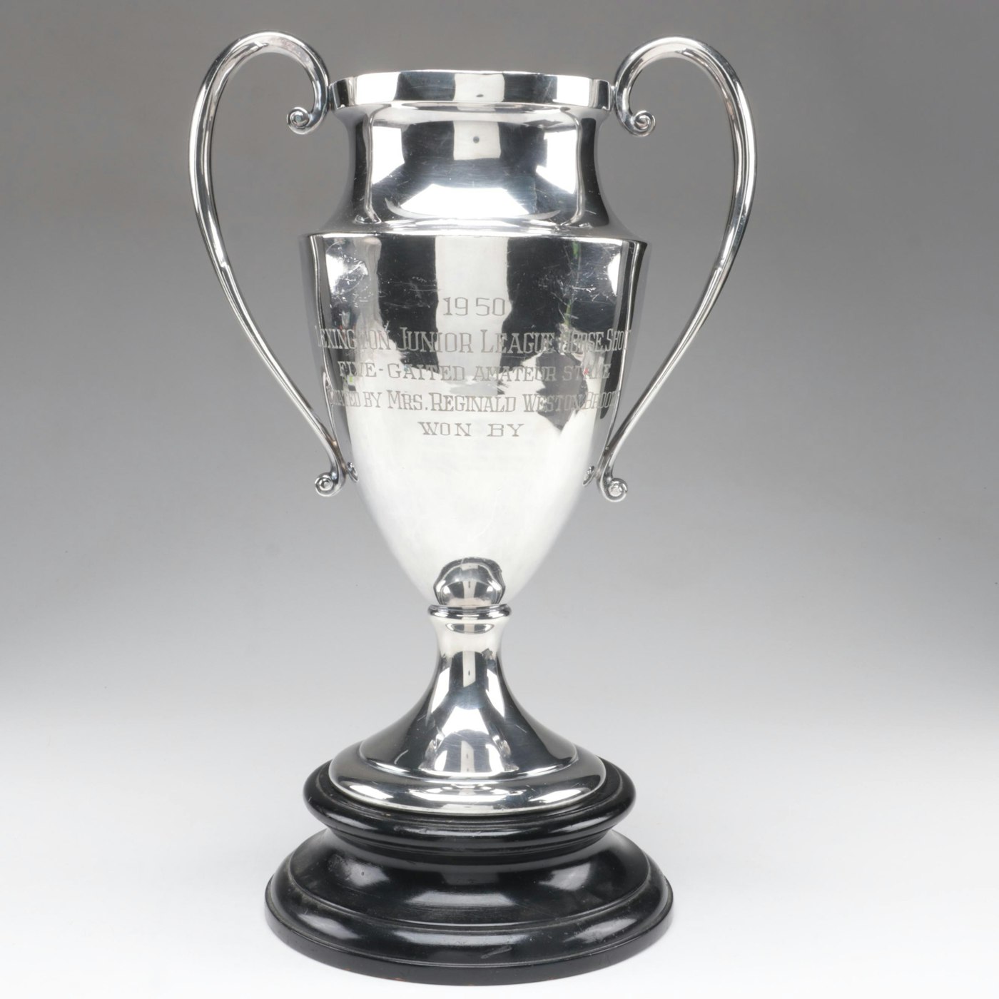 Derby Silver Plate Lexington Junior League Horse Show Trophy, 1950 EBTH