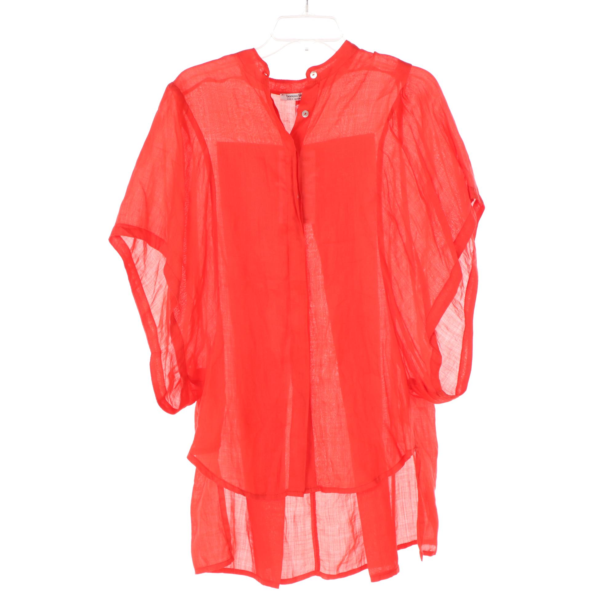 Banana Blue and Kay Chapman Linen Blouses EBTH