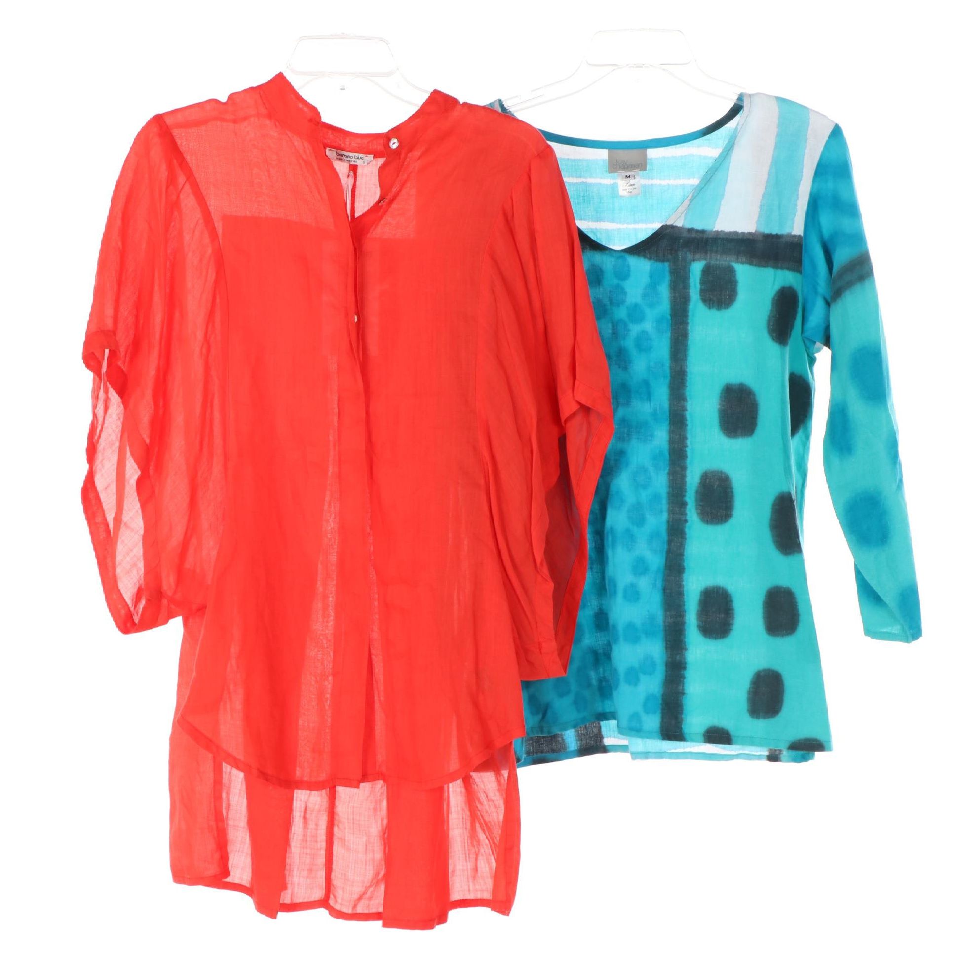 Banana Blue and Kay Chapman Linen Blouses EBTH