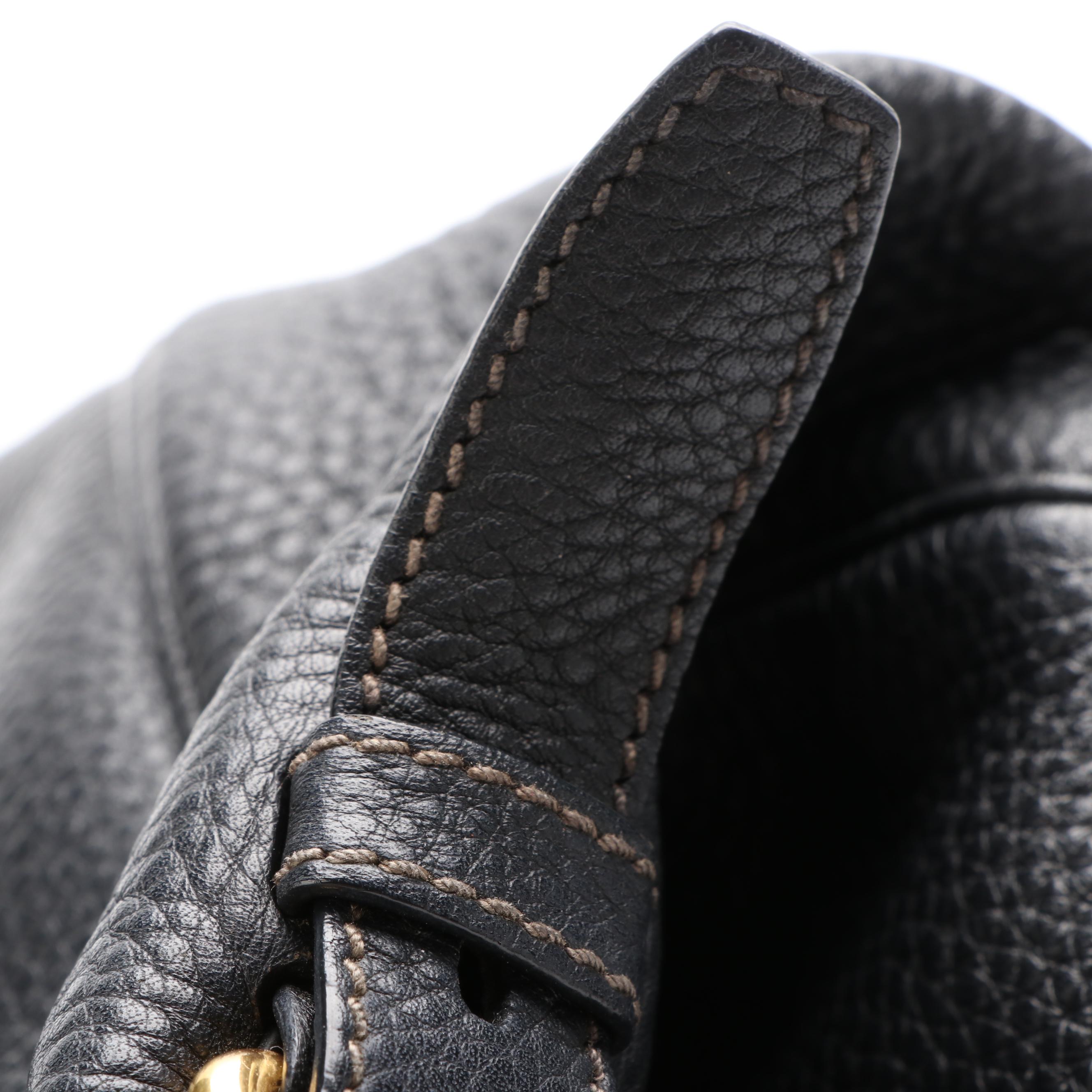 Prada Hobo Bag in Pebbled Leather EBTH