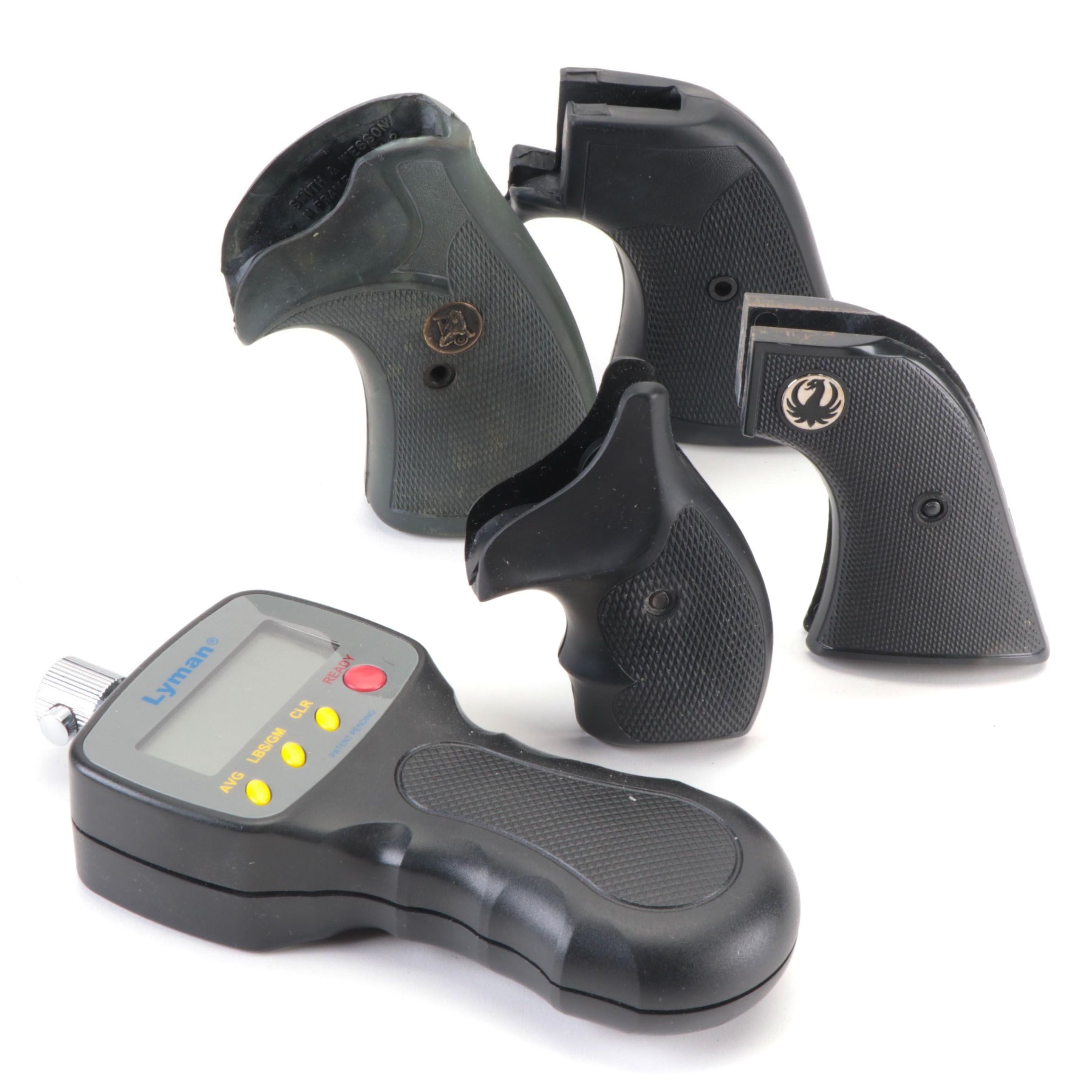 Pachmayr and Other Handgun Grips with Lyman Trigger Pull Gauge EBTH