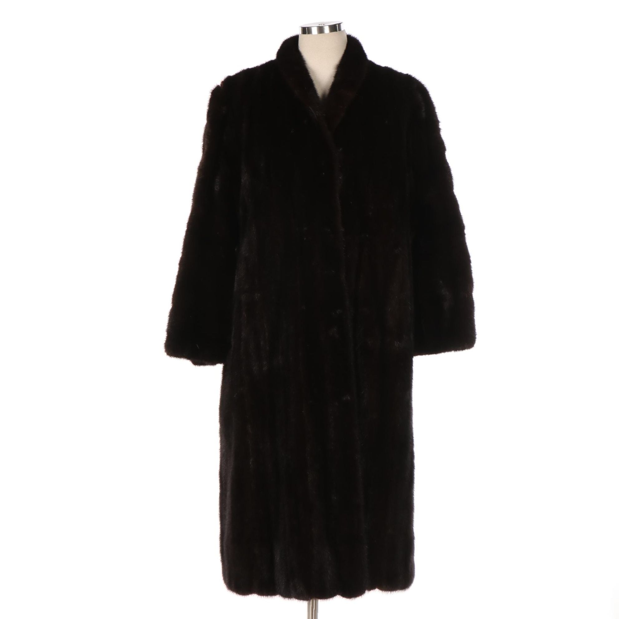 Mink Fur Coat for Bergdorf Goodman in Mahogany EBTH