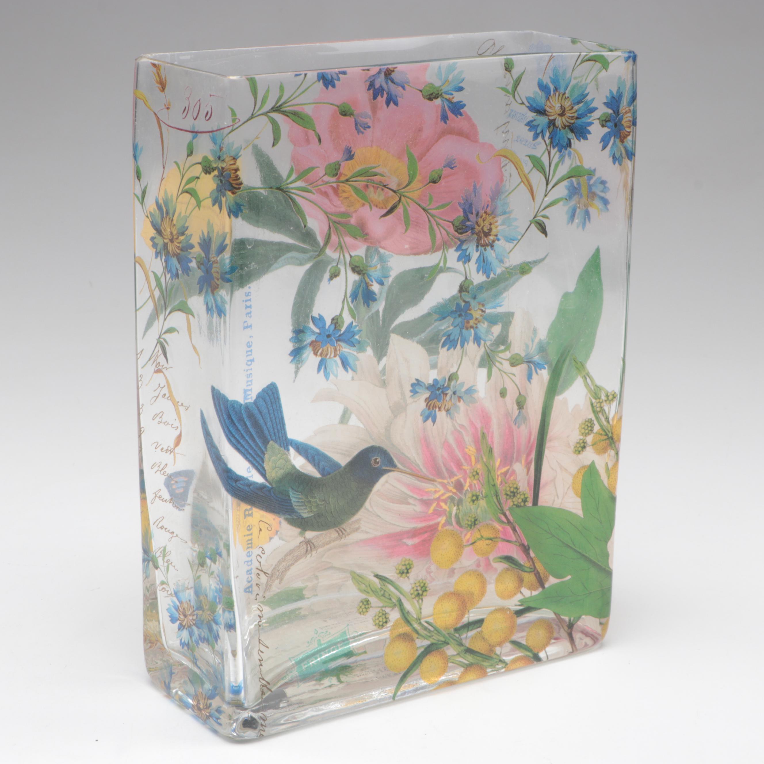 Fringe Studio "Scrapbook Lily" Glass Vase EBTH