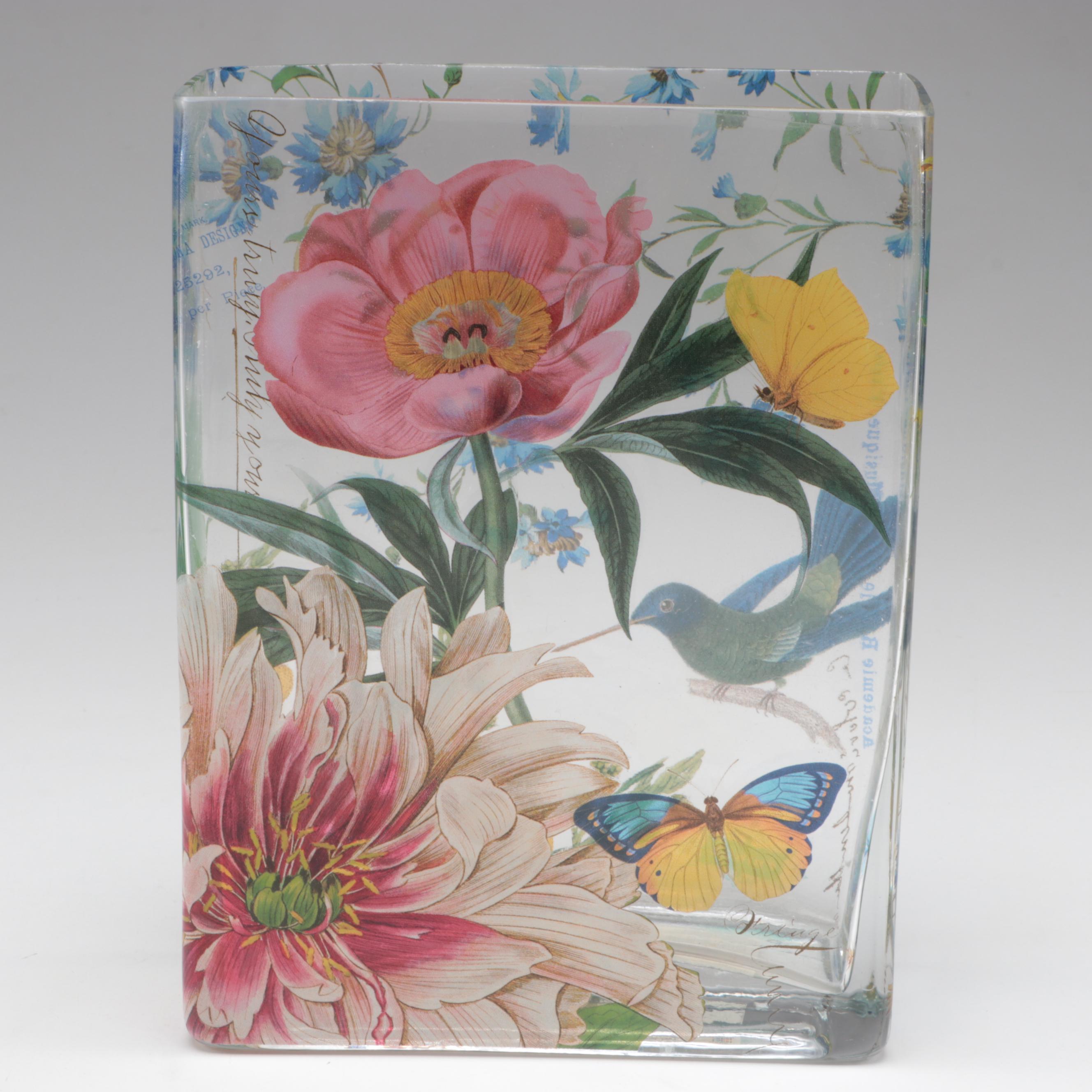 Fringe Studio "Scrapbook Lily" Glass Vase EBTH