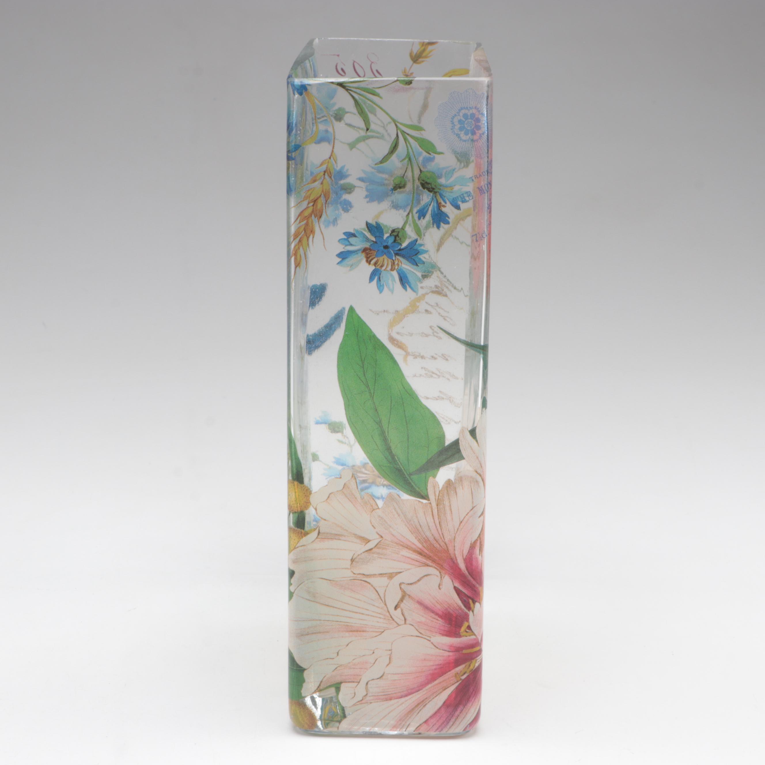 Fringe Studio "Scrapbook Lily" Glass Vase EBTH