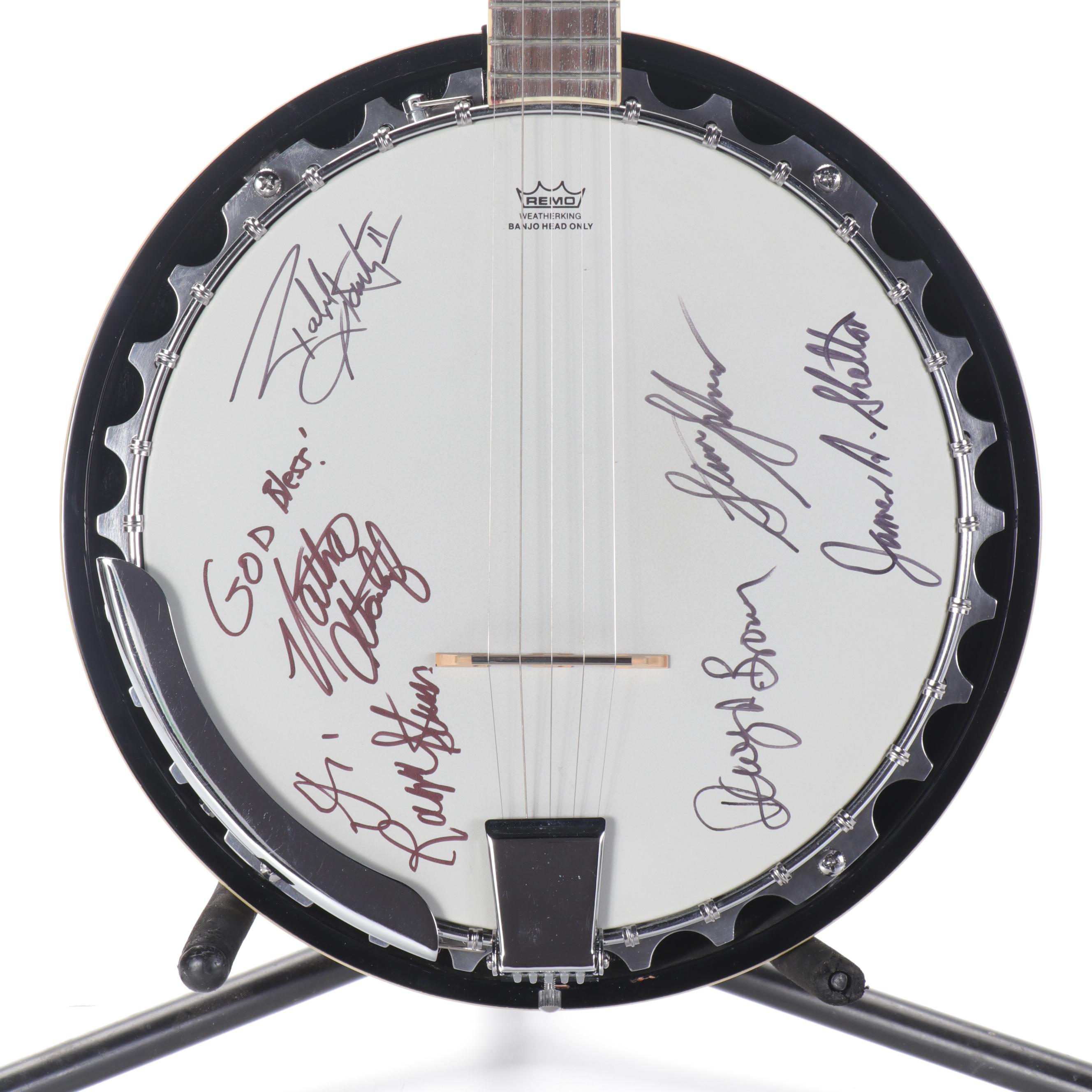 Bean Blossom by Monroe Clinch Mountain Boys Signed Banjo EBTH
