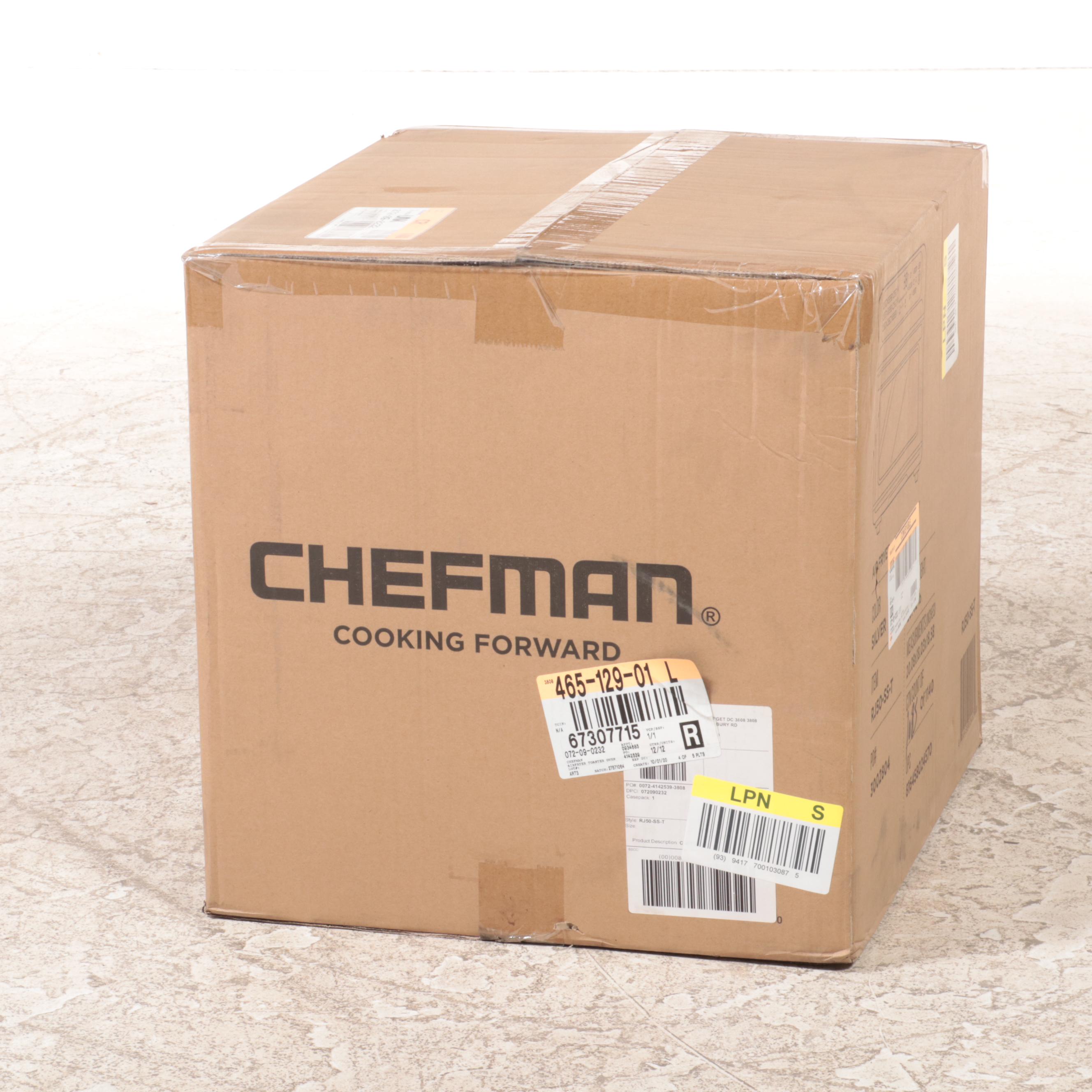 Chefman Stainless Steel ToastAir DualFunction Air Fryer and Toaster