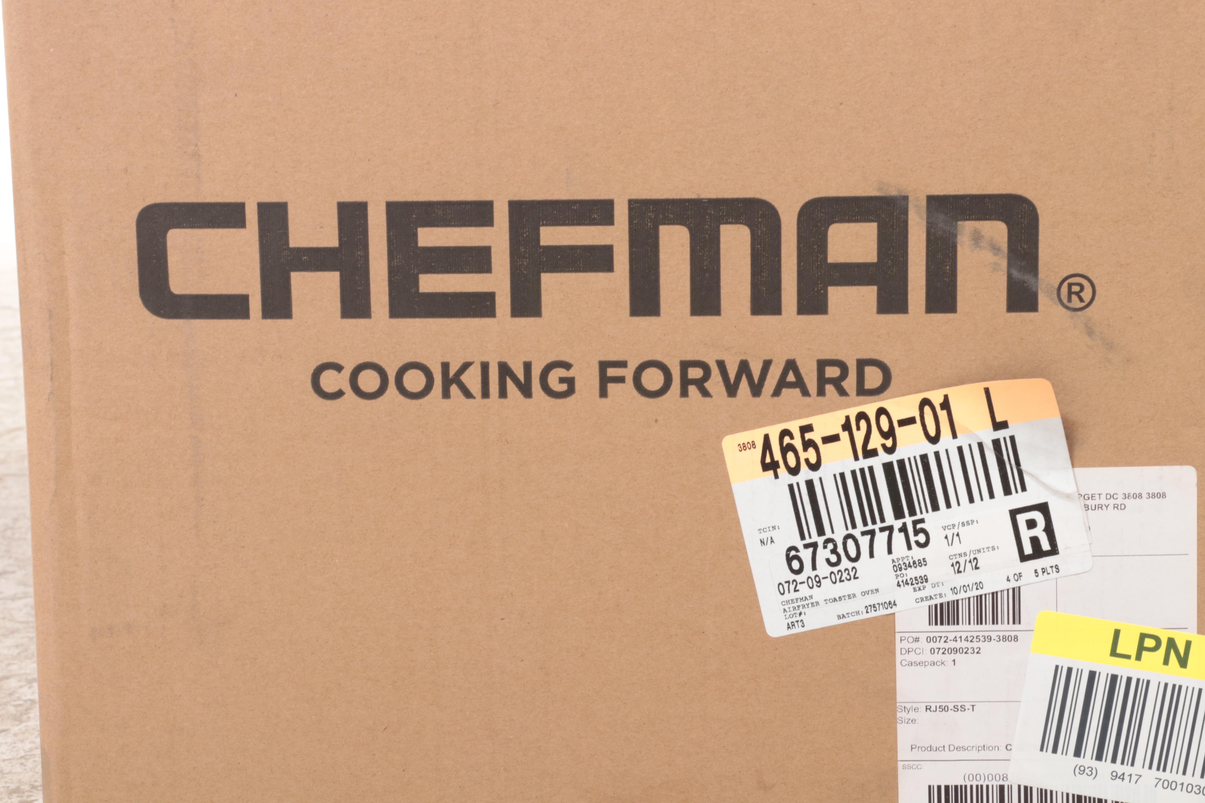 Chefman Stainless Steel ToastAir DualFunction Air Fryer and Toaster