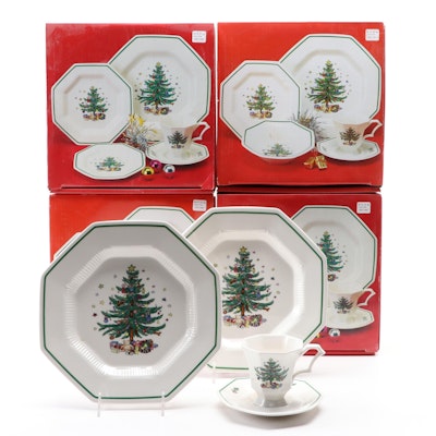Nikko Ceramic "Christmastime" Place Setting Sets