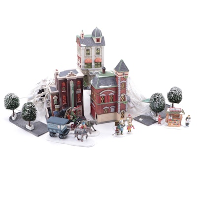 Department 56 Heritage Village "Ritz Hotel" and Other Houses and Accessories