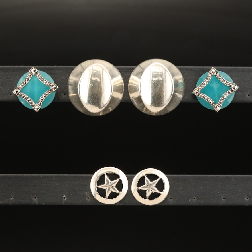 Jondell Featured in Earring Selection Including Amazonite and Marcasite