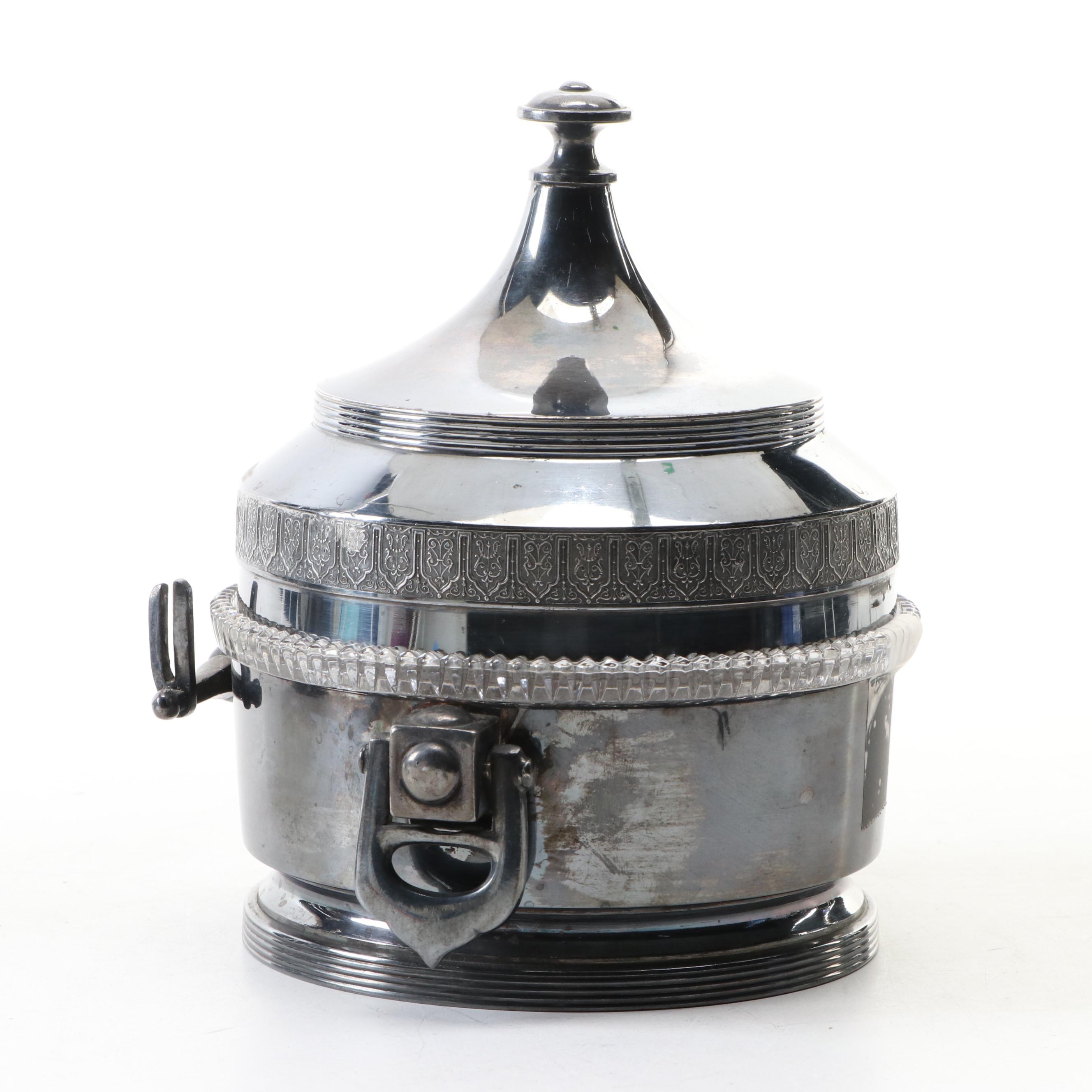 Reed & Barton Silver Plate Sugar Bowl and Butter Dish EBTH