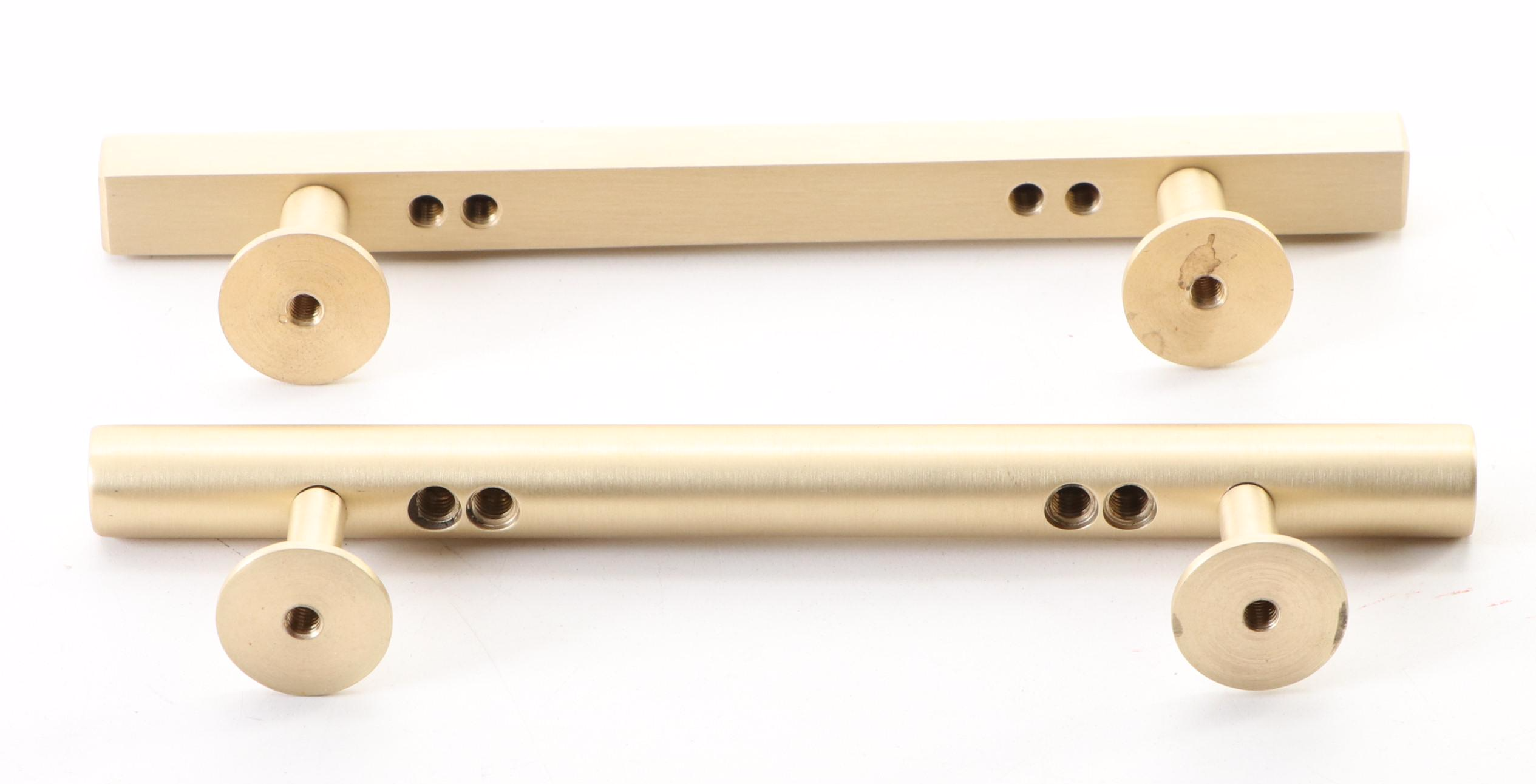 Satin Brass Finish Adjustable Pulls EBTH