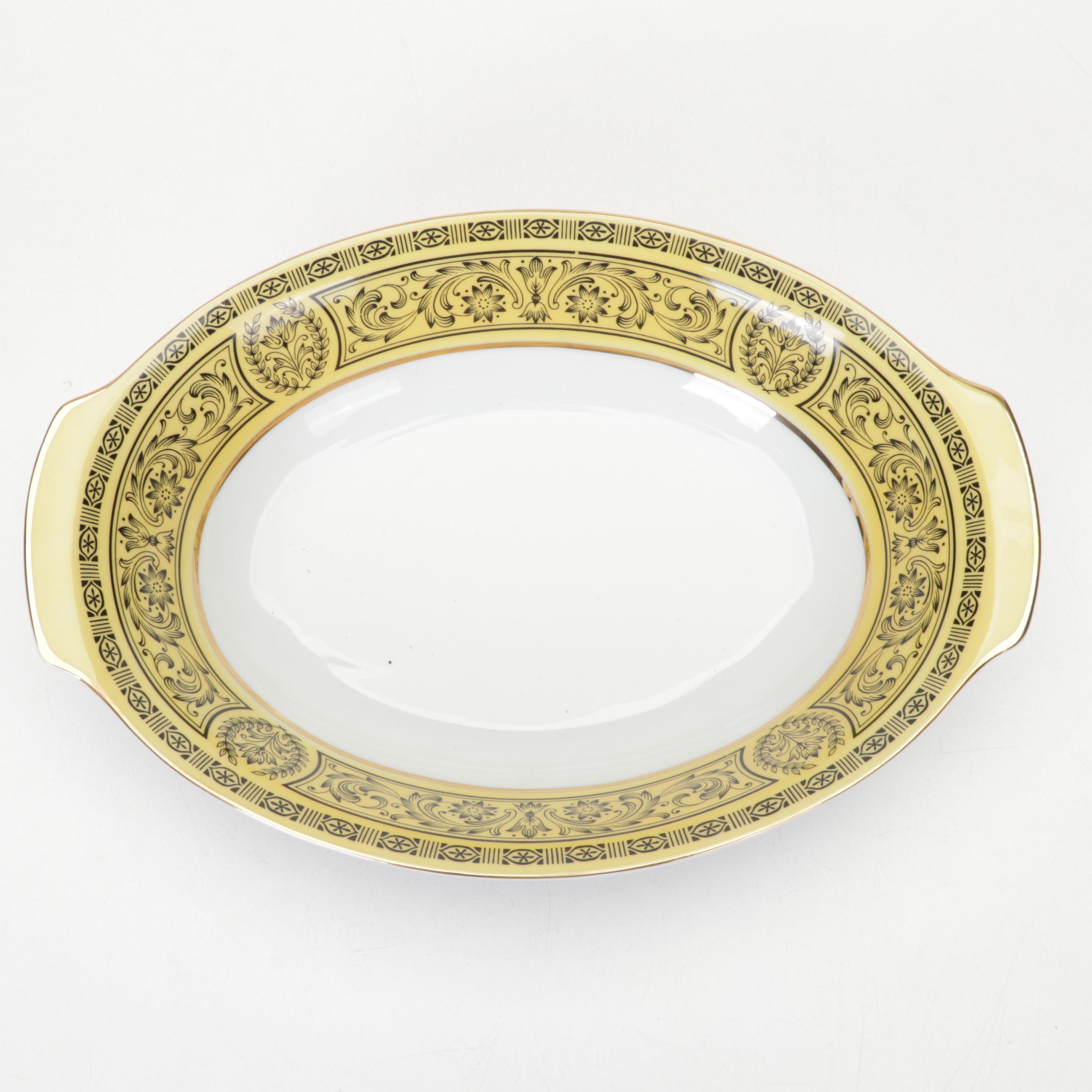 Fine China of Japan "Golden Damask" Dinnerware and Serveware, 1960s