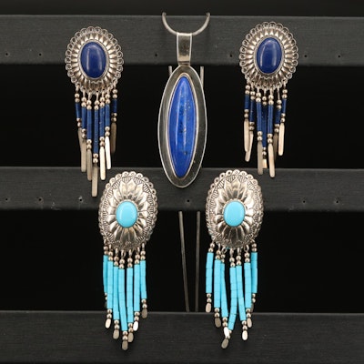 G. Bolt Featured in Sterling Faux Turquoise and Lapis Lazuli Jewelry