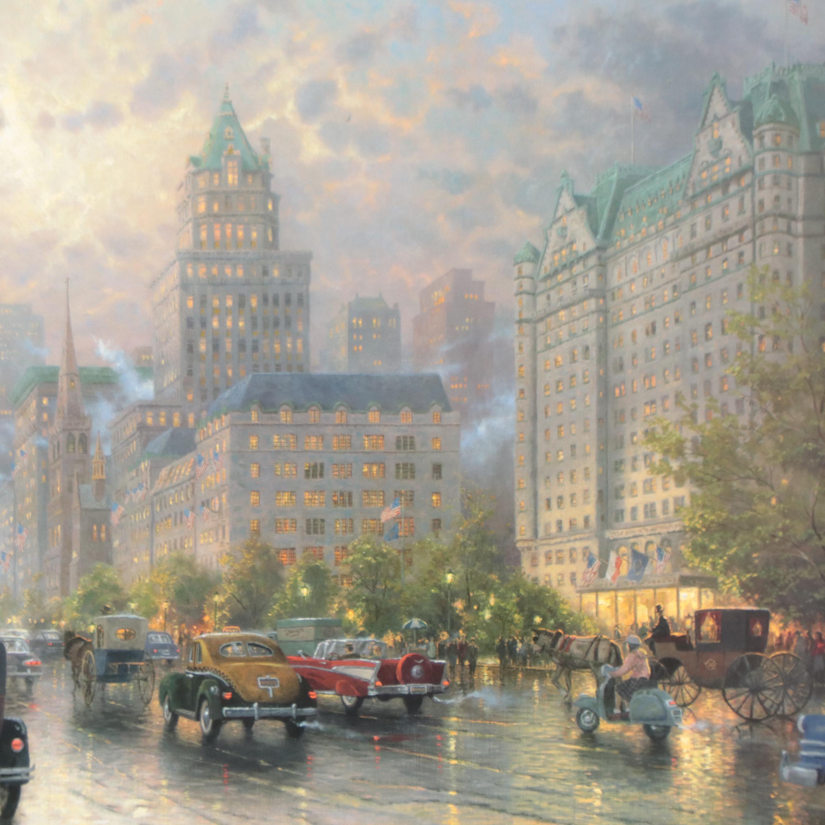 Offset Lithograph After Thomas Kinkade "New York, 5th Avenue" EBTH
