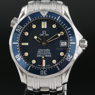 1999 Omega Seamaster Professional 300 Meters Wristwatch