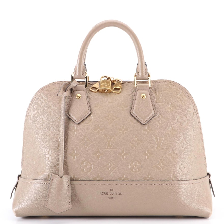Louis Vuitton Alma PM Bag in Monogram Empreinte Leather with Box