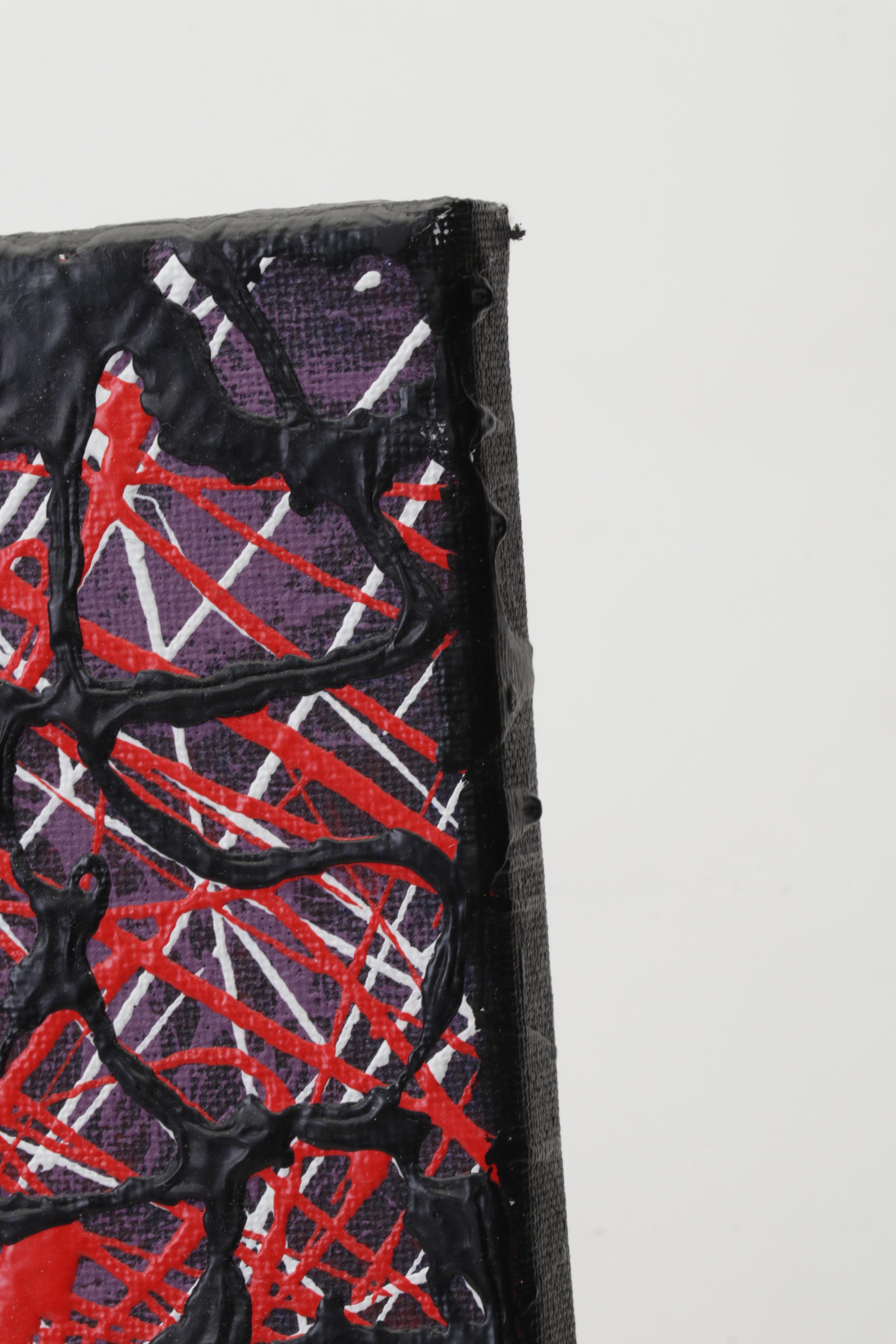 Adrian Sibley Abstract Acrylic Painting "Workplace Headache," 2015 EBTH