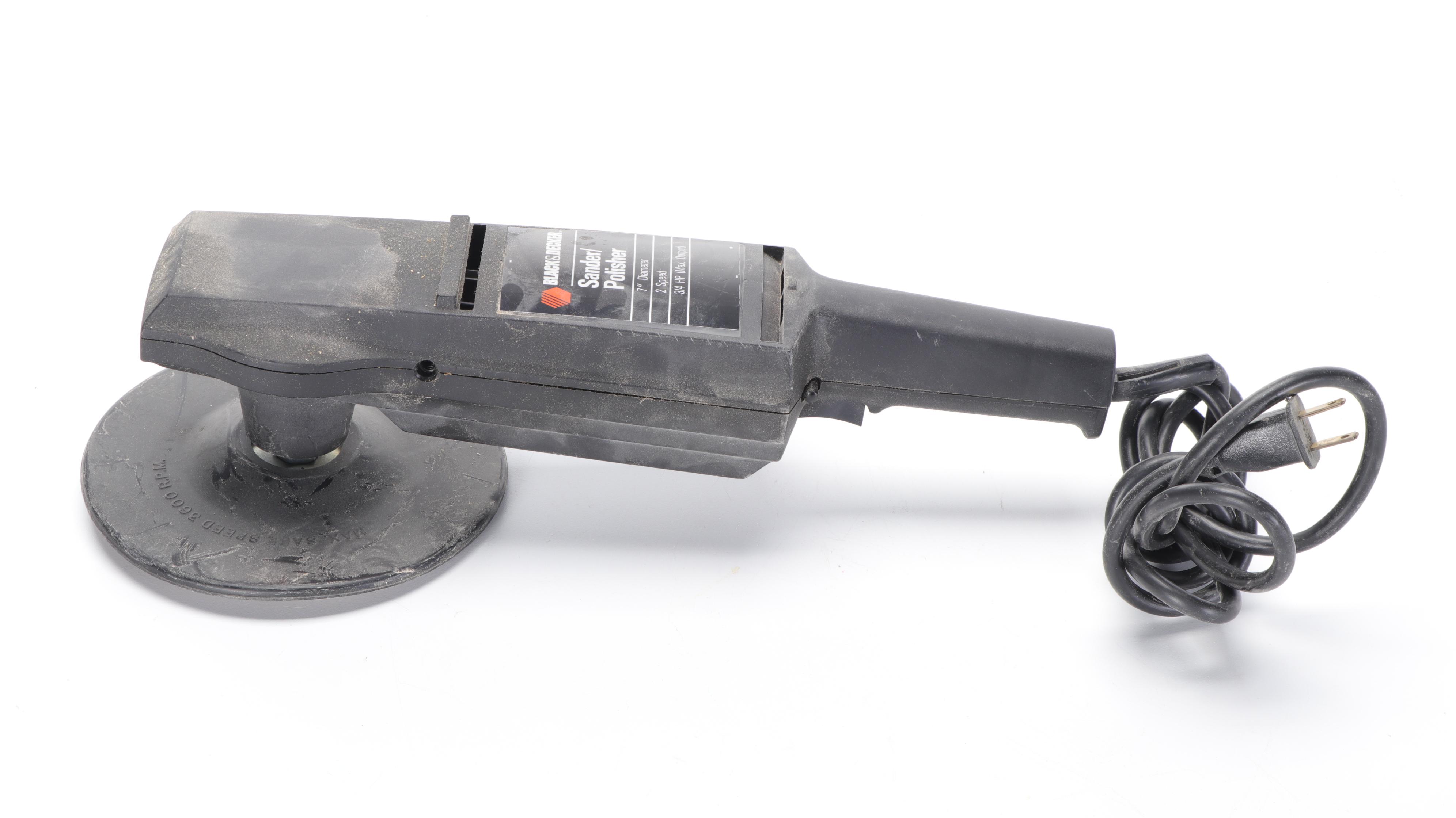 Ryobi Angle Grinder, Black + Decker and Craftsman Powered Sanding Tools