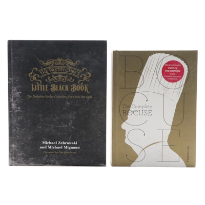 "The Complete Bocuse" by Paul Bocuse with "The Pastry Chef's Little Black Book"