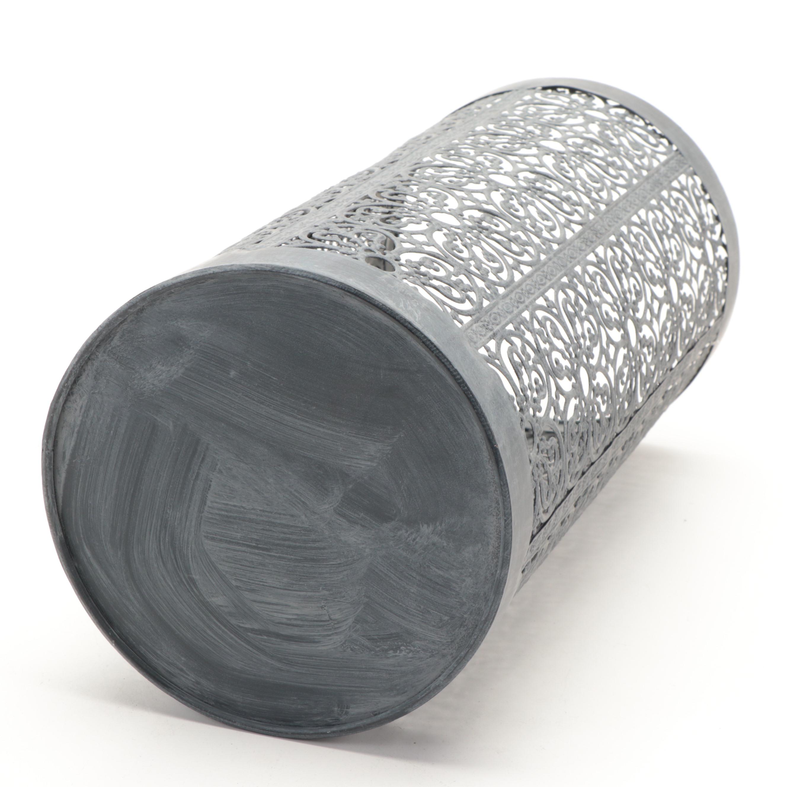 Lenox Openwork Metal Hurricane Candle Holder Sets EBTH