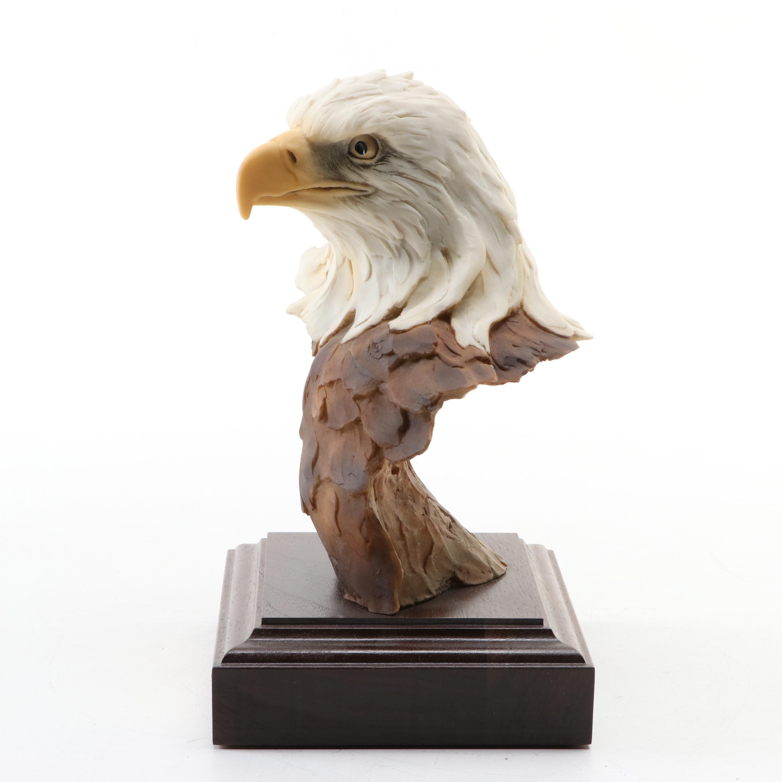 Stephen Herrero Composite Sculpture of Bald Eagle "Sentry," 1997 EBTH