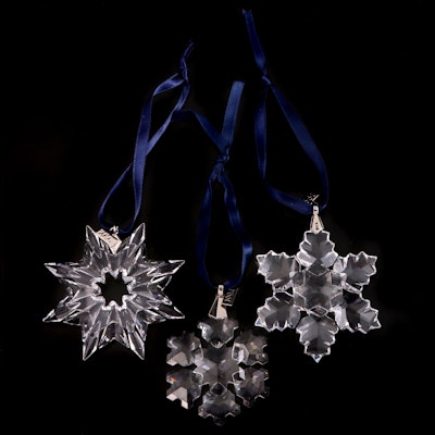 Swarovski Crystal Annual Christmas Ornaments
