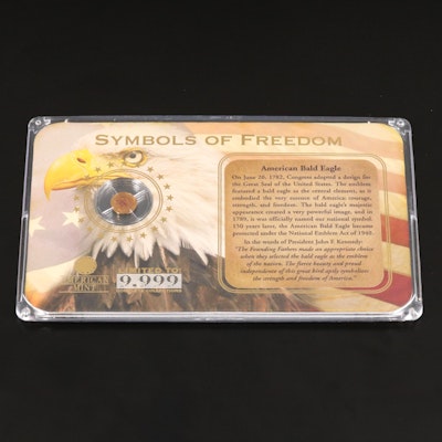 American Mint Bald Eagle Commemorative 14K Gold Coin
