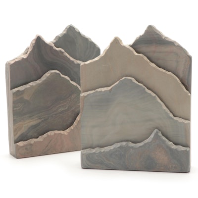 Pair of Slate Bookends