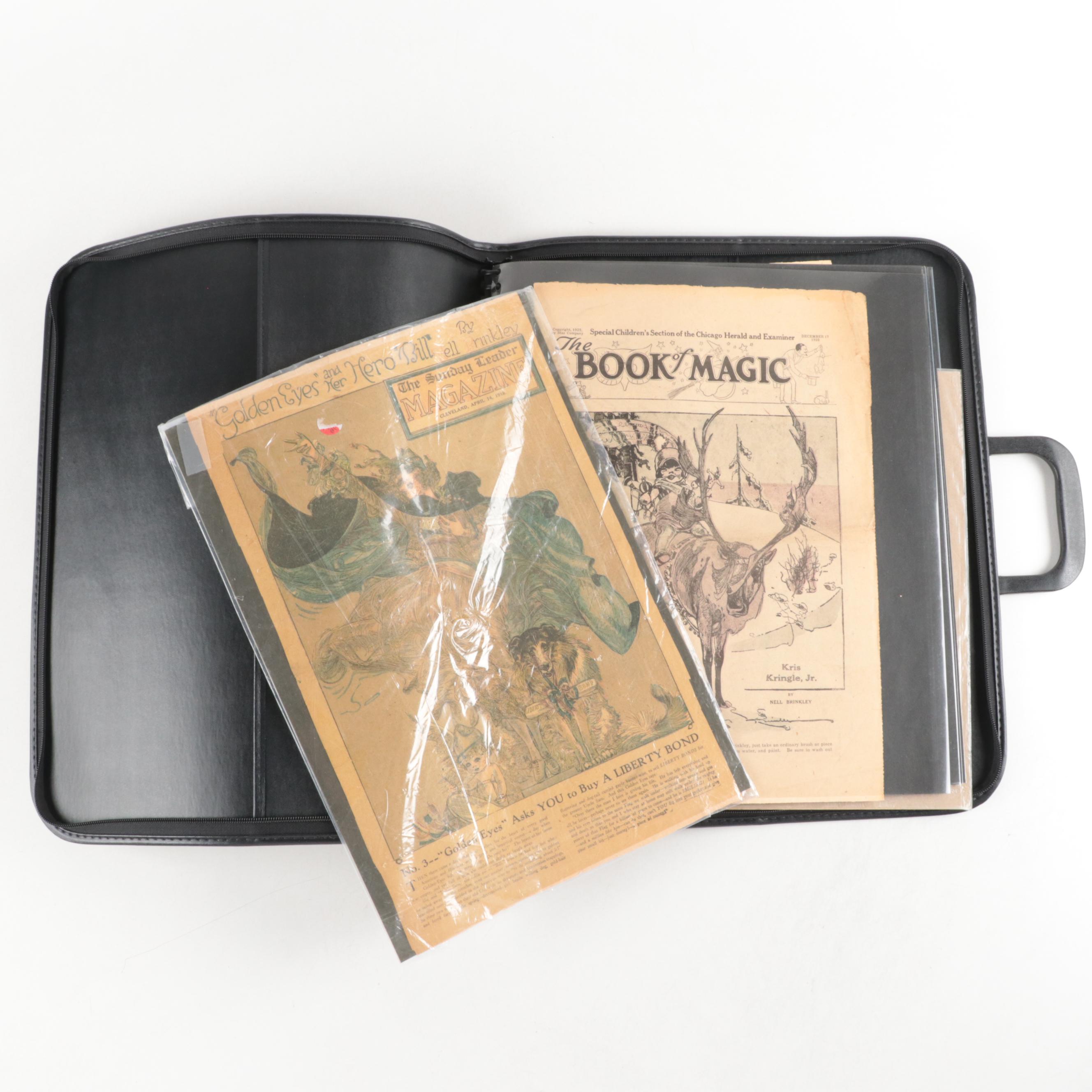 Nell Brinkley Newspaper Art, Advertisements & CutOuts, Early 20th