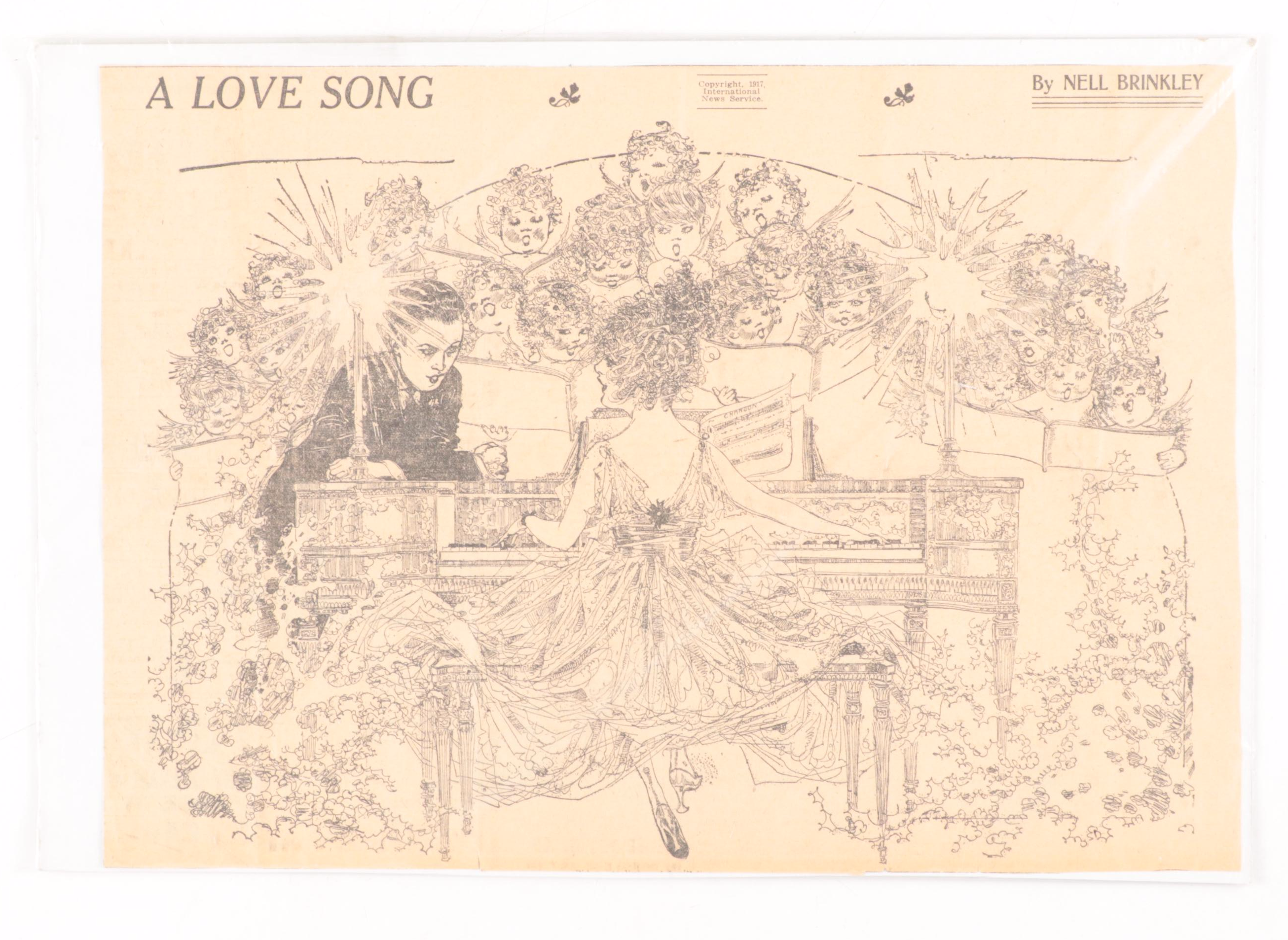 Nell Brinkley Newspaper Art, Advertisements & CutOuts, Early 20th