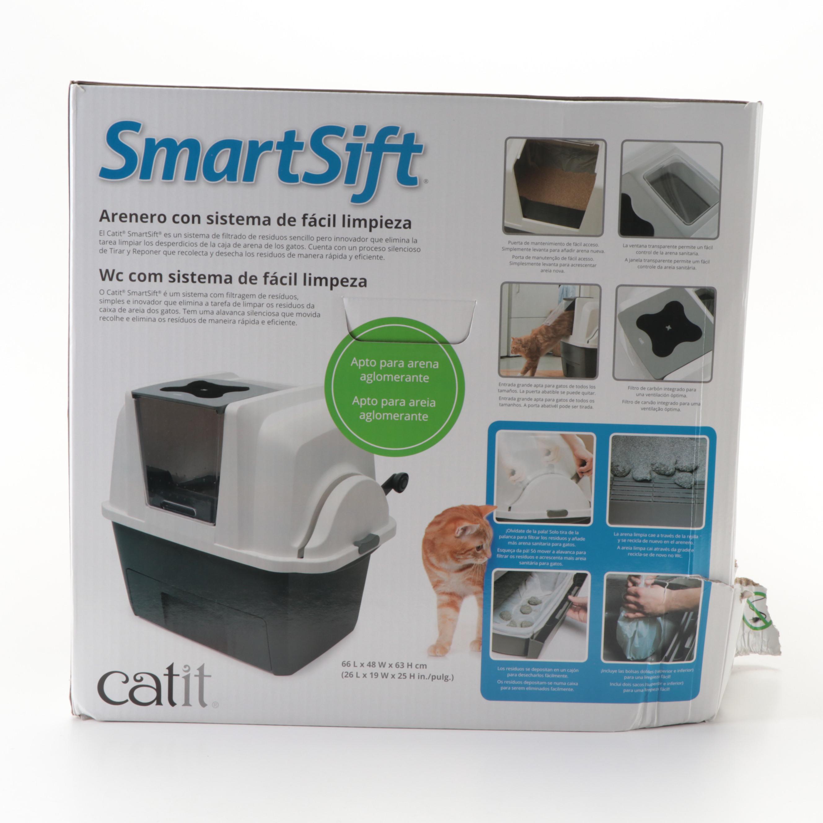 Catit SmartSift Litter Box with Easy Scoop System EBTH