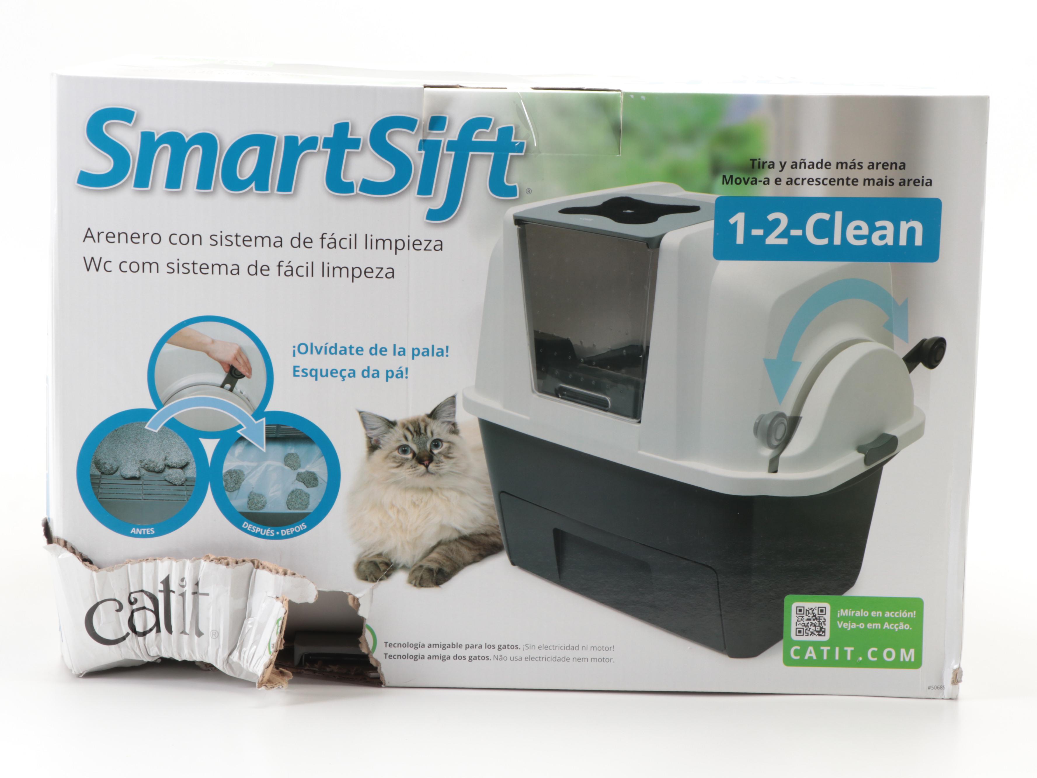 Catit SmartSift Litter Box with Easy Scoop System EBTH